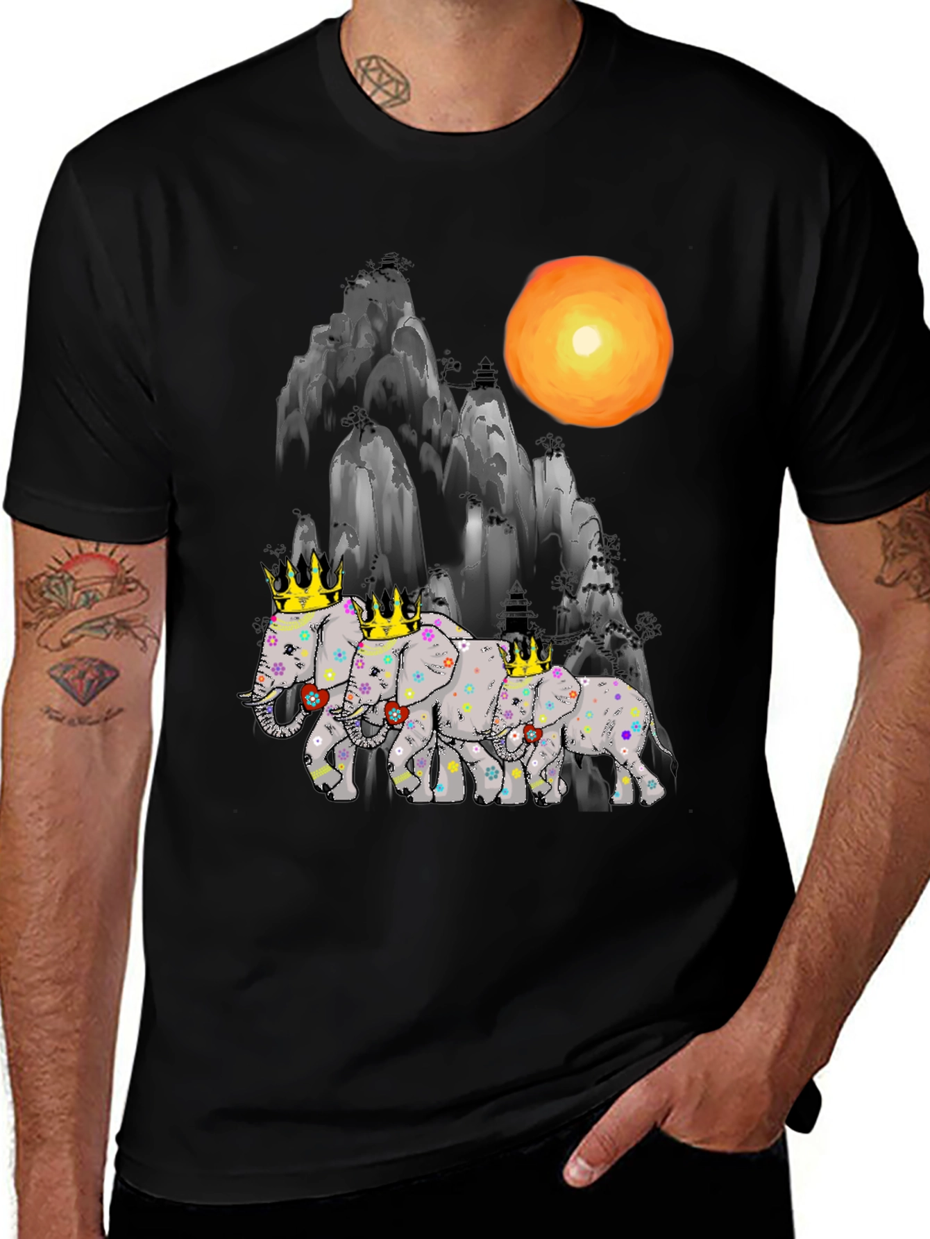 Variant 30 of Elephant Family T-Shirt