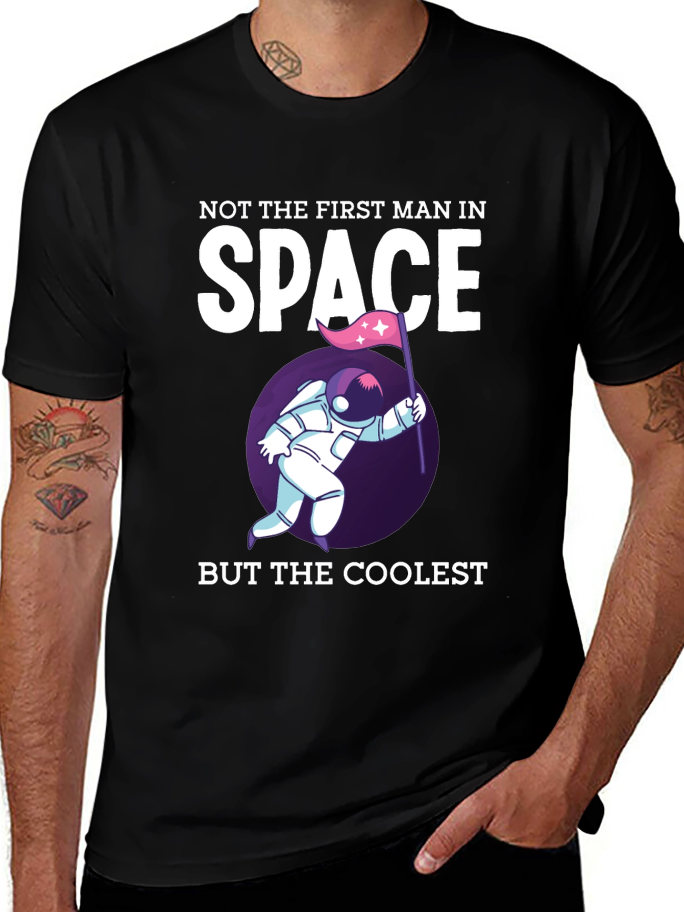 Variant 18 of Coolest Man in Space Graphic T-Shirt