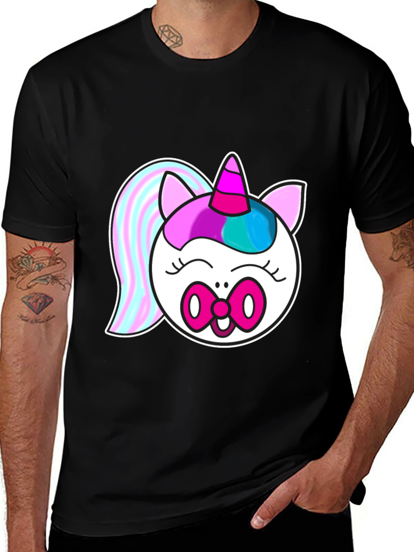 Variant 13 of Unicorn Cartoon Graphic Tee