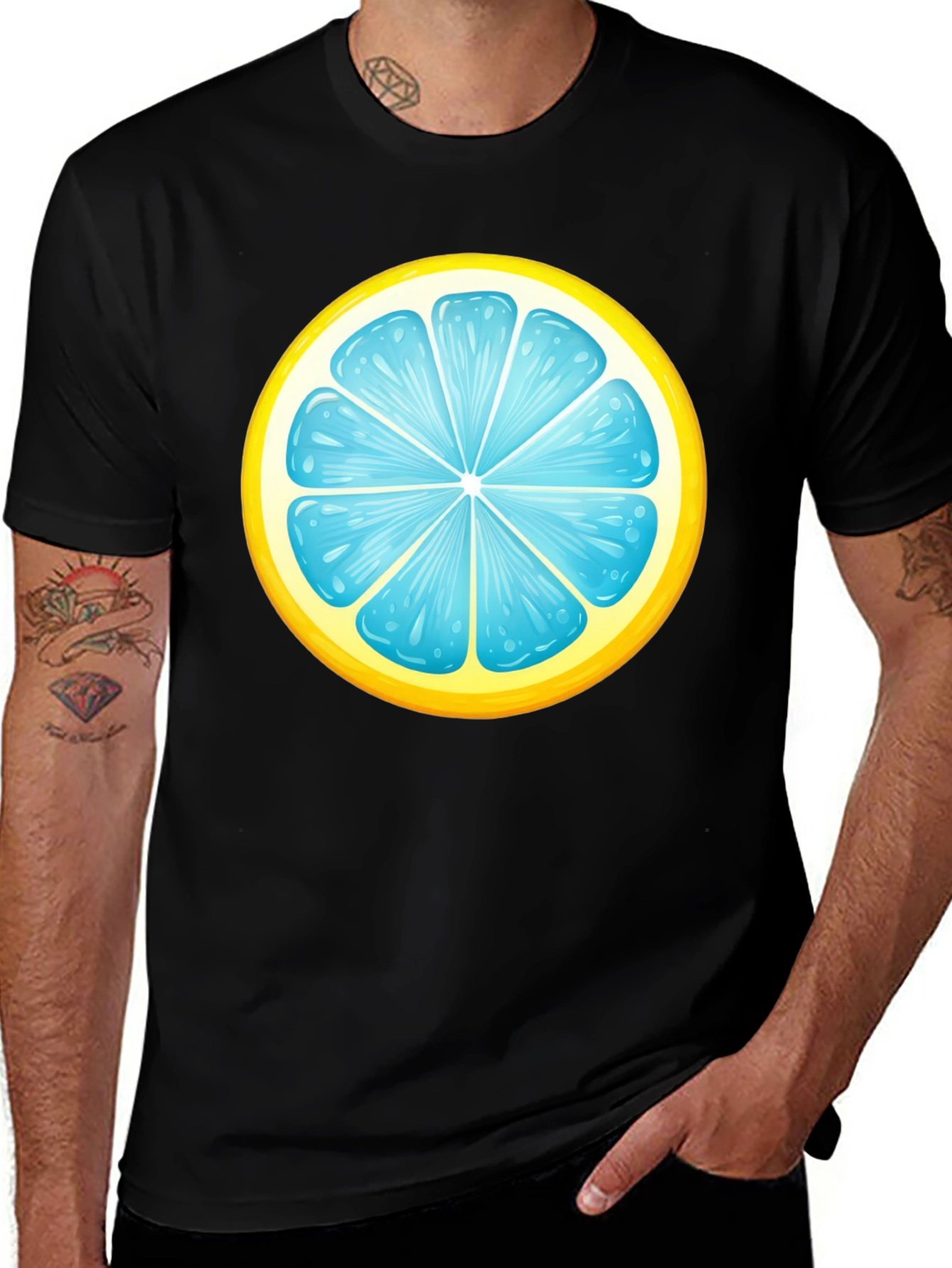 Citrus Slice Graphic Tee - Cool Summer Style