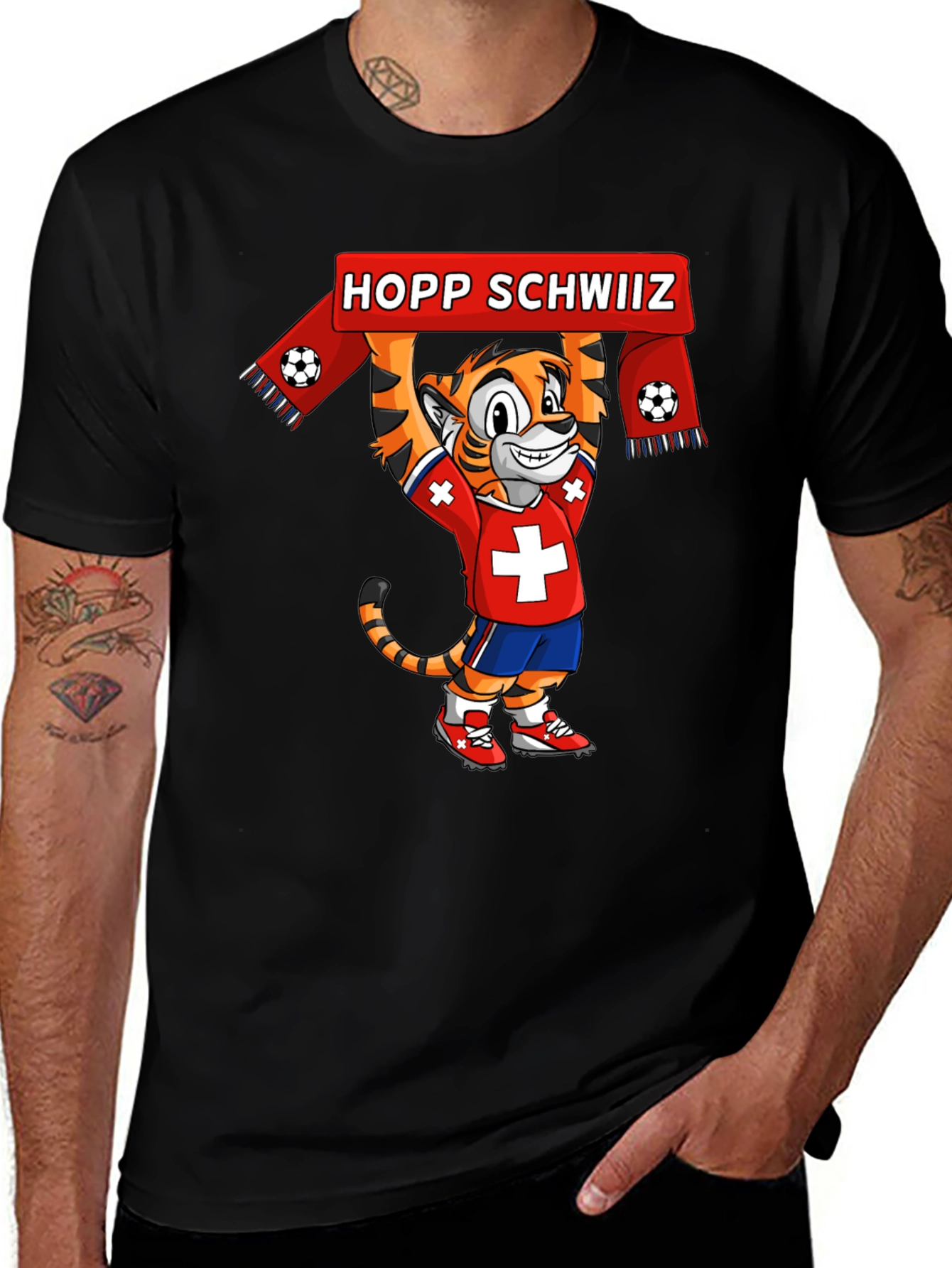 Hopp Schwiiz Tiger T-Shirt