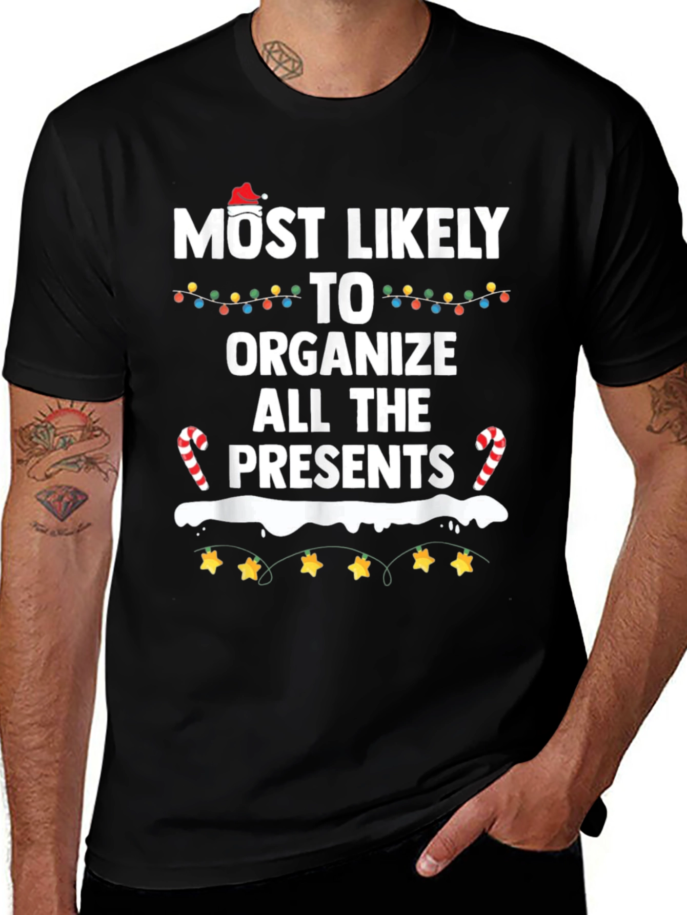 Most Likely to Organize Presents Christmas Tee
