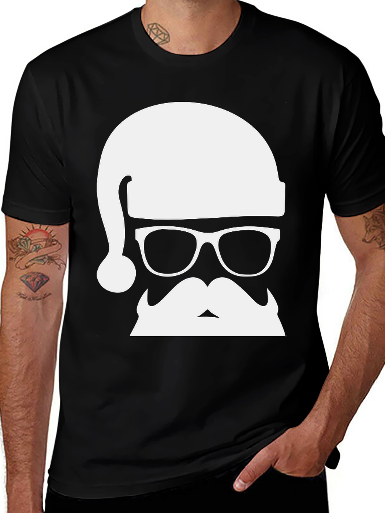 Variant 9 of Santa Silhouette T-Shirt