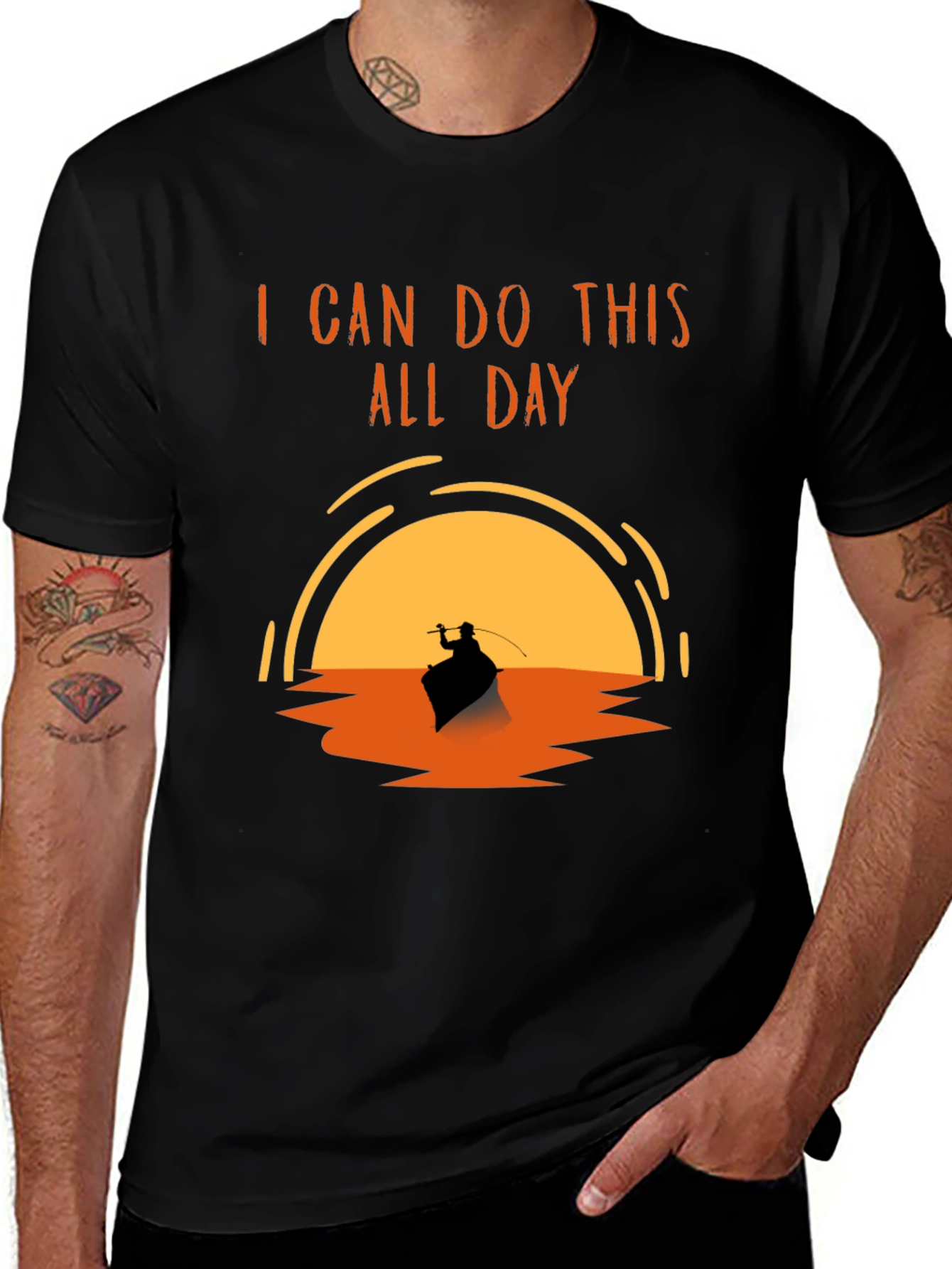 Variant 21 of I Can Do This All Day Fishing T-Shirt