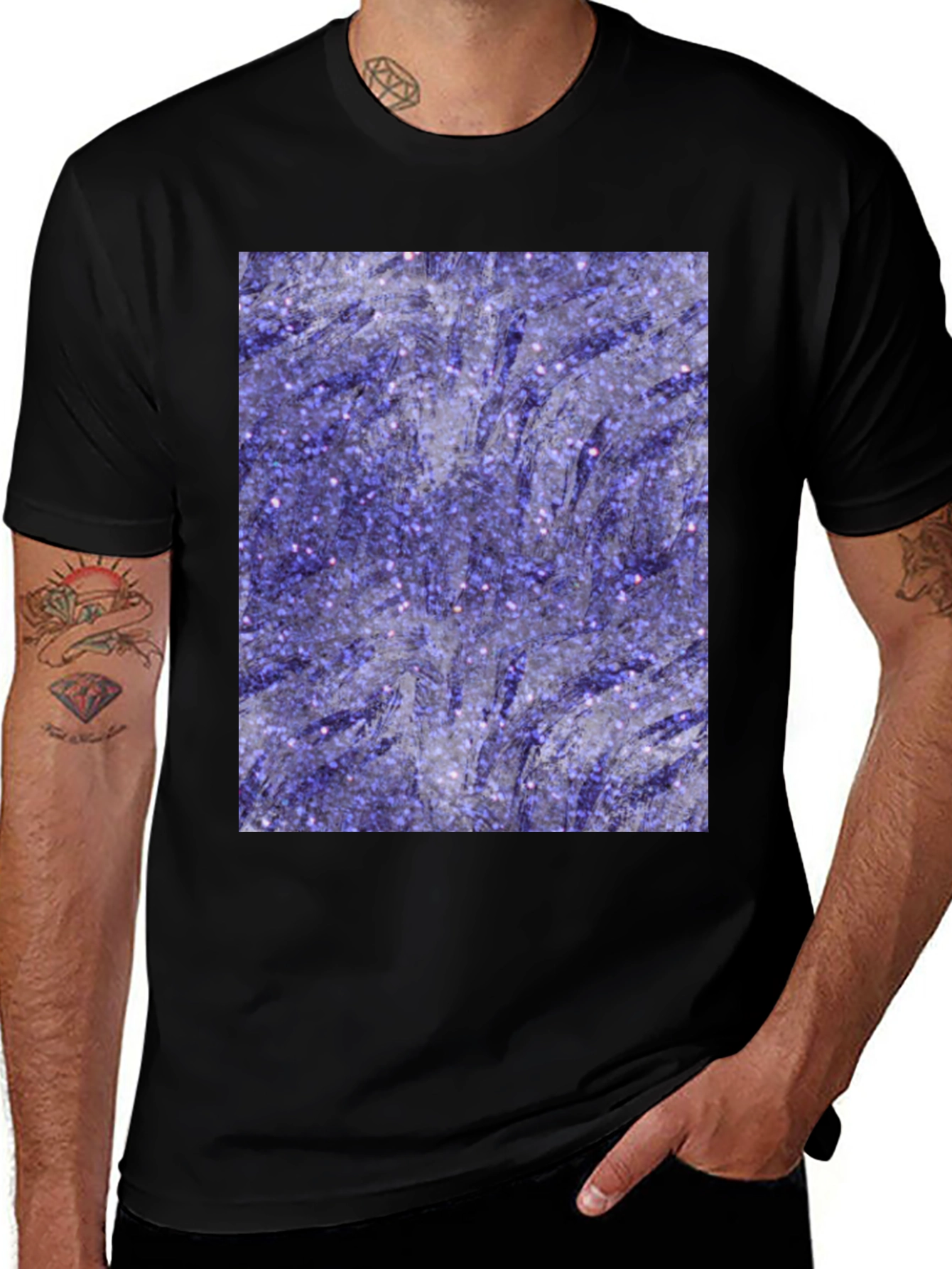 Abstract Sparkle T-Shirt - Bold and Stylish Tee