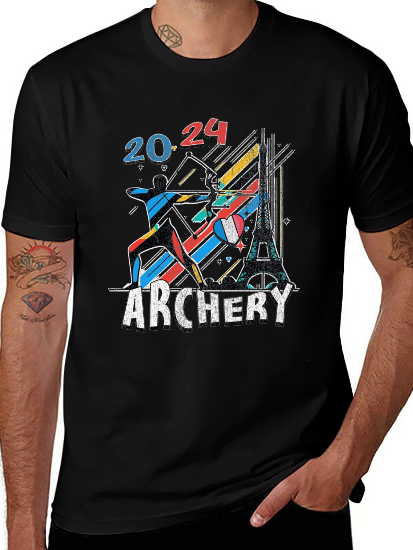 Variant 19 of Archery Paris 2024 T-Shirt