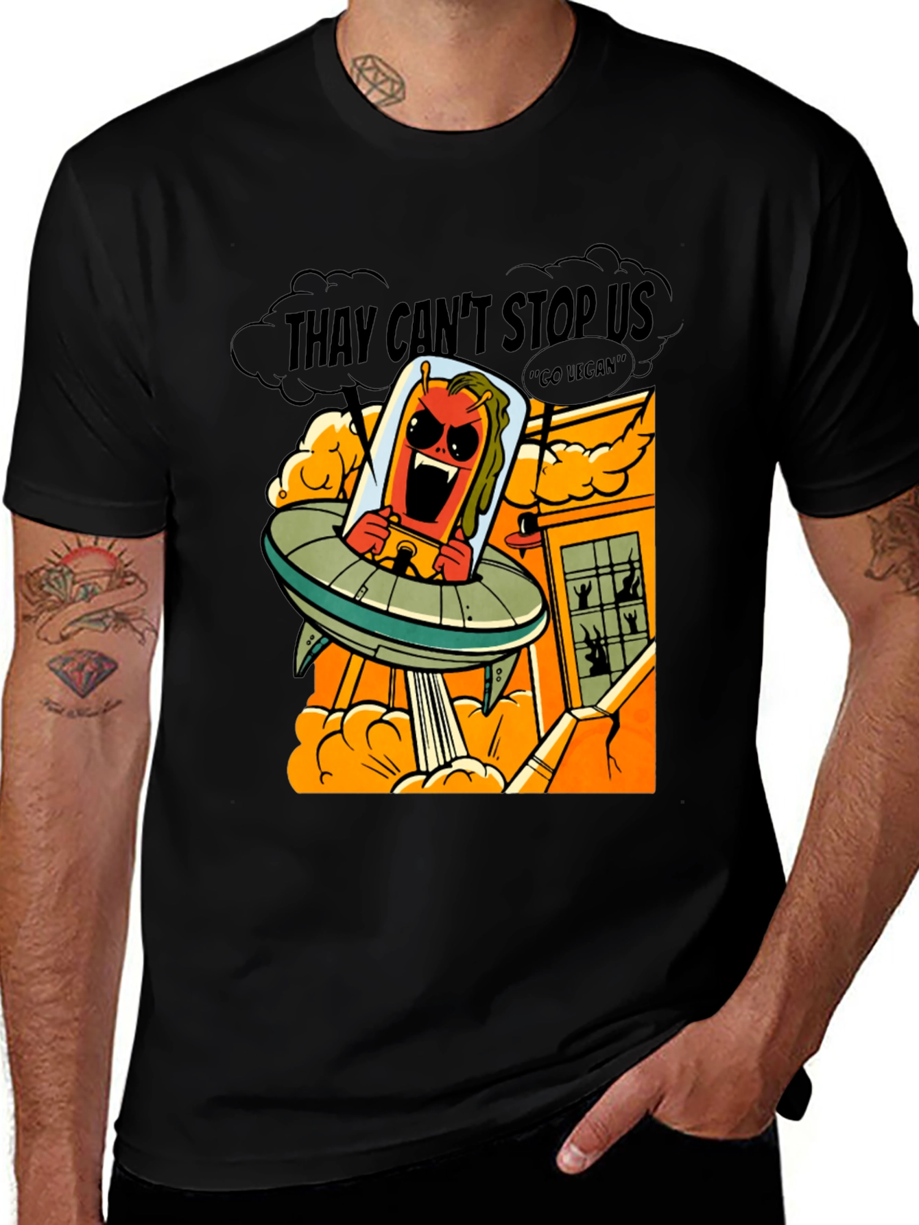 Alien Invasion T-Shirt - 'They Can't Stop Us'