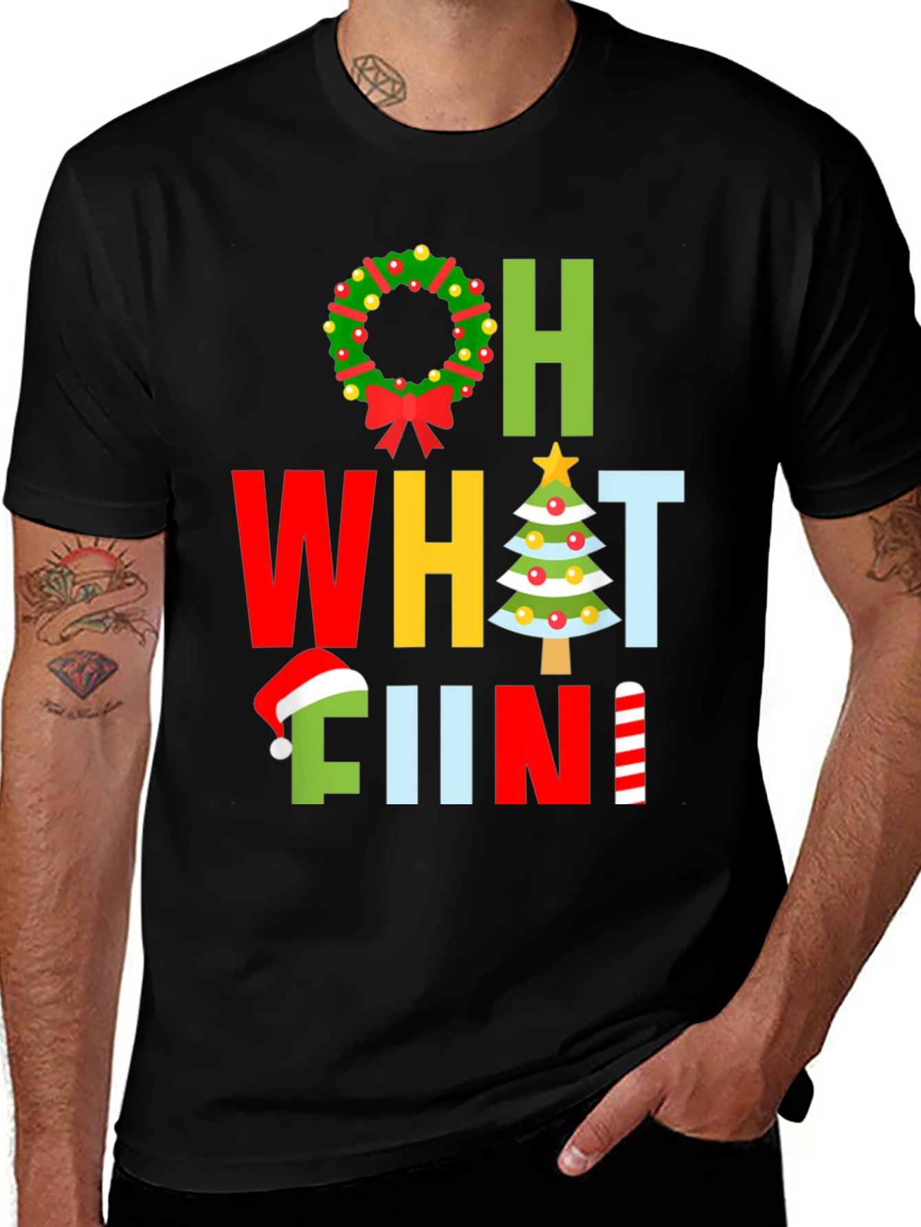 Oh What Fun! Festive Holiday T-Shirt