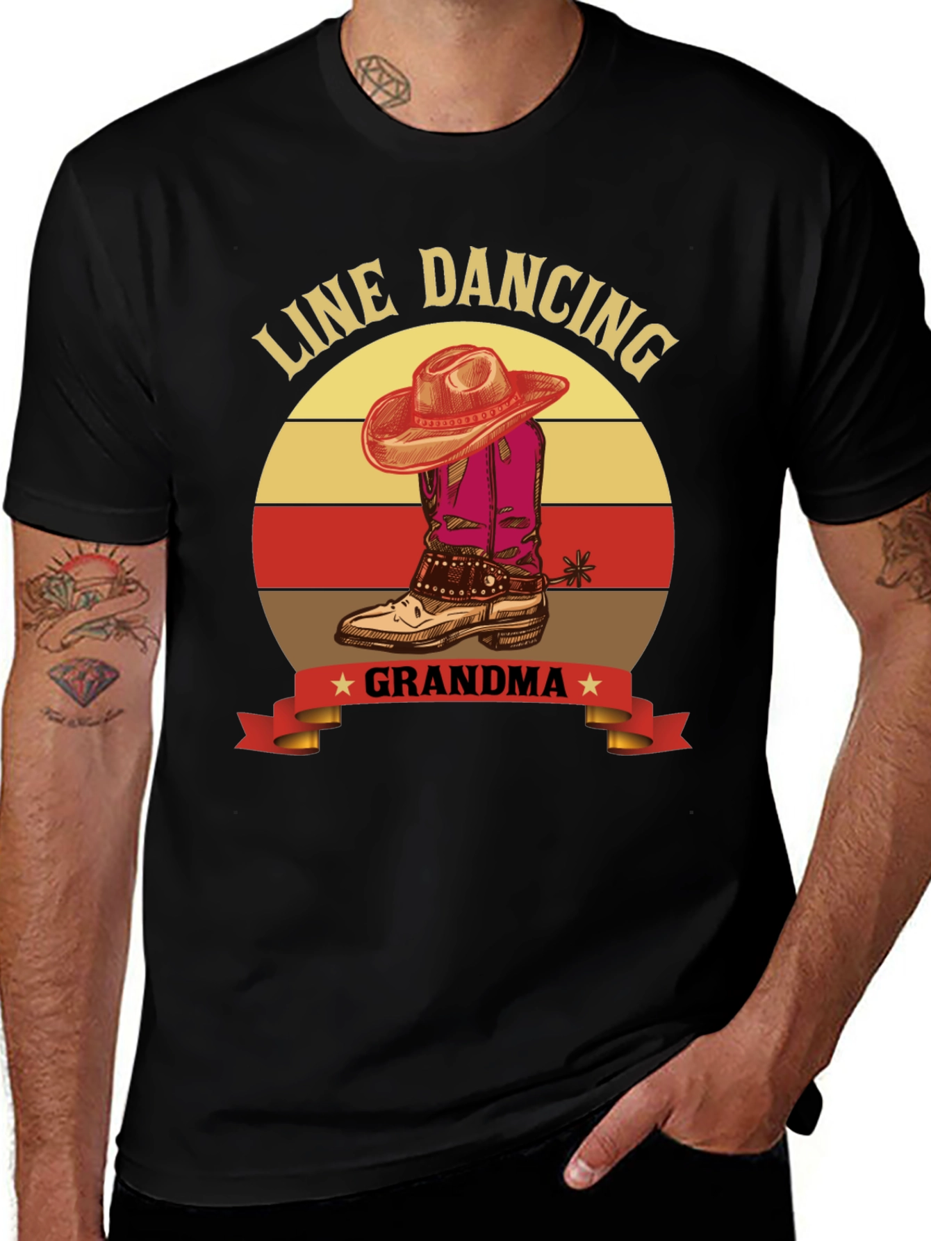Variant 15 of Line Dancing Grandma T-Shirt - Western Style