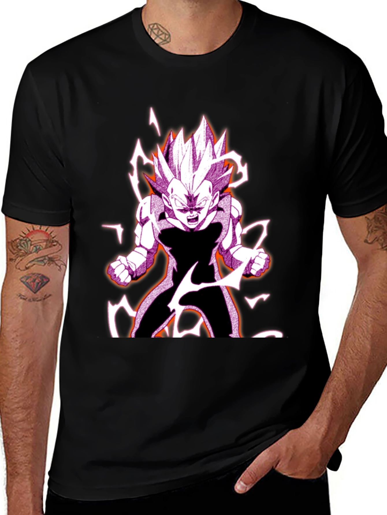 Vegeta Super Saiyan God T-Shirt - Anime DBZ Apparel