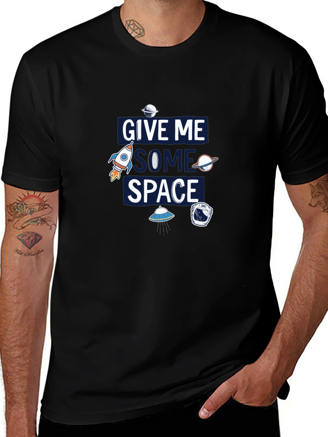 Variant 2 of Give Me Some Space Graphic T-Shirt