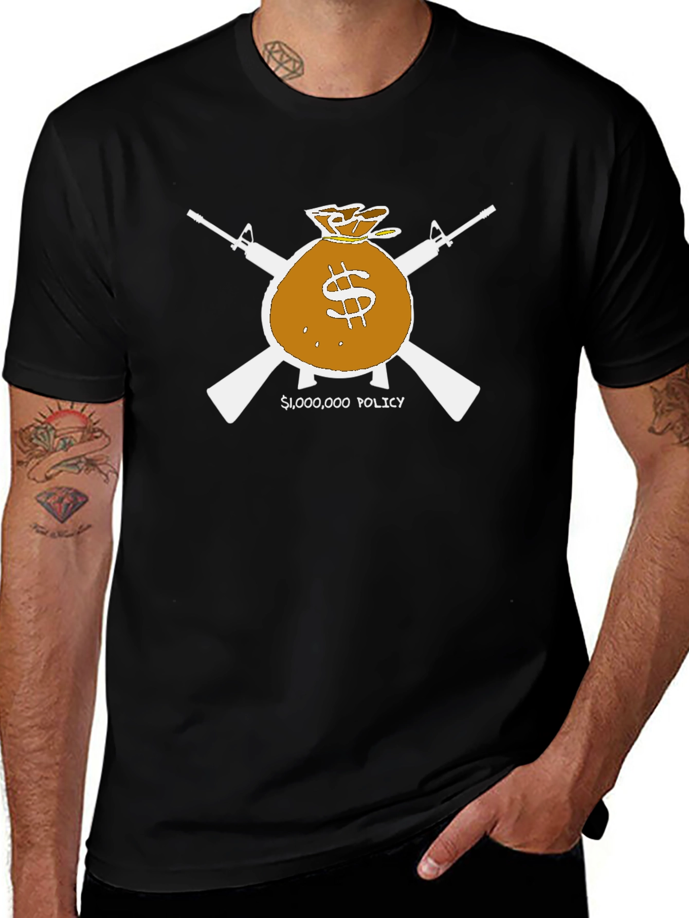 Variant 23 of '$1,000,000 Policy' Graphic T-Shirt