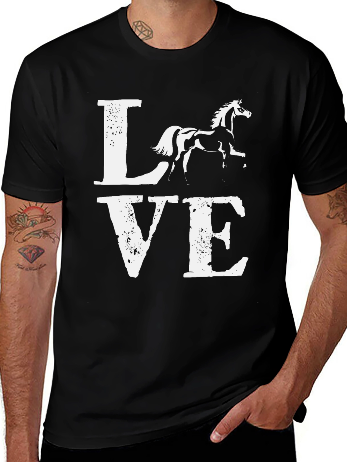 Variant 27 of Love Horses Graphic T-Shirt