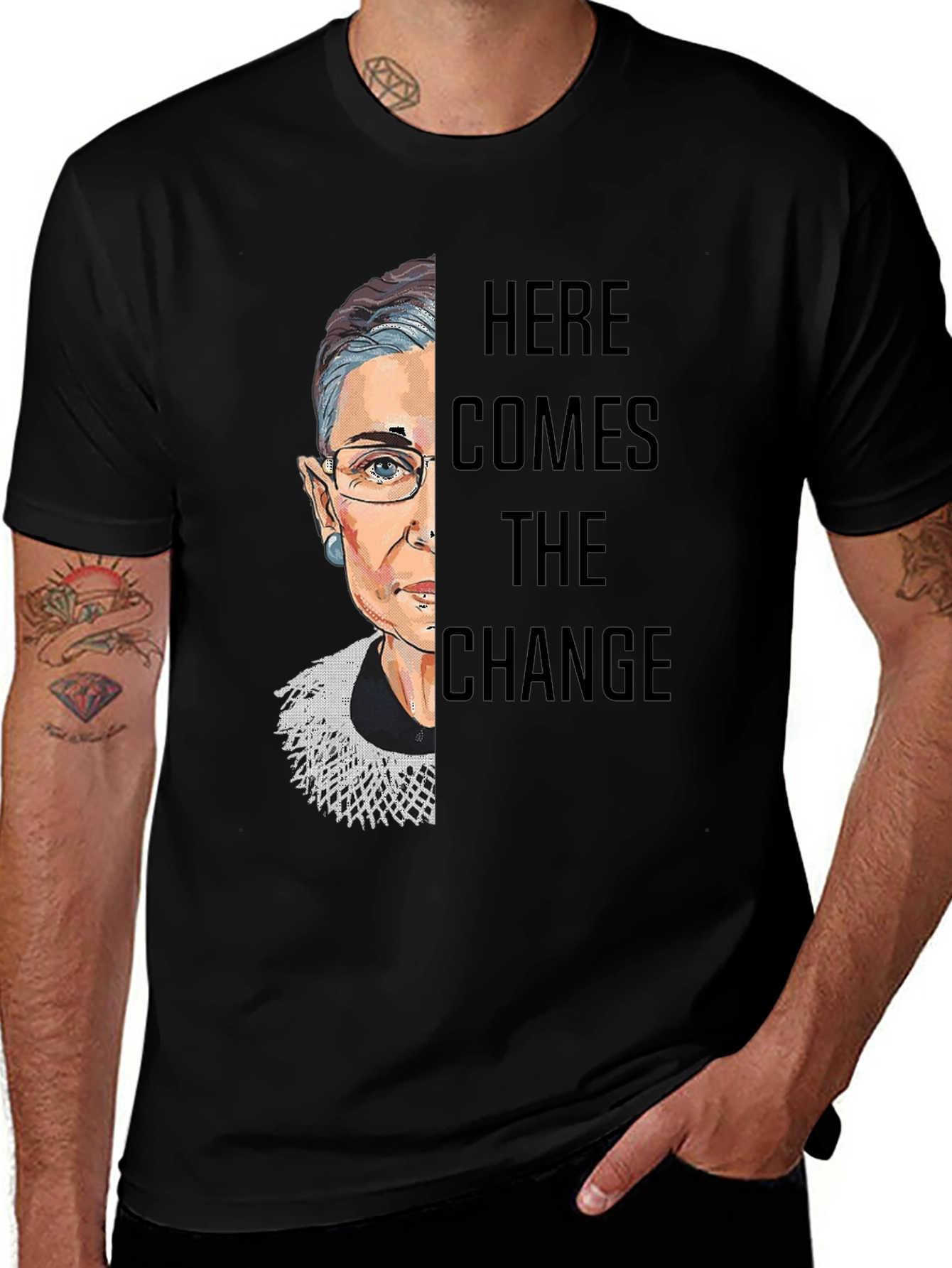Here Comes the Change RBG T-Shirt