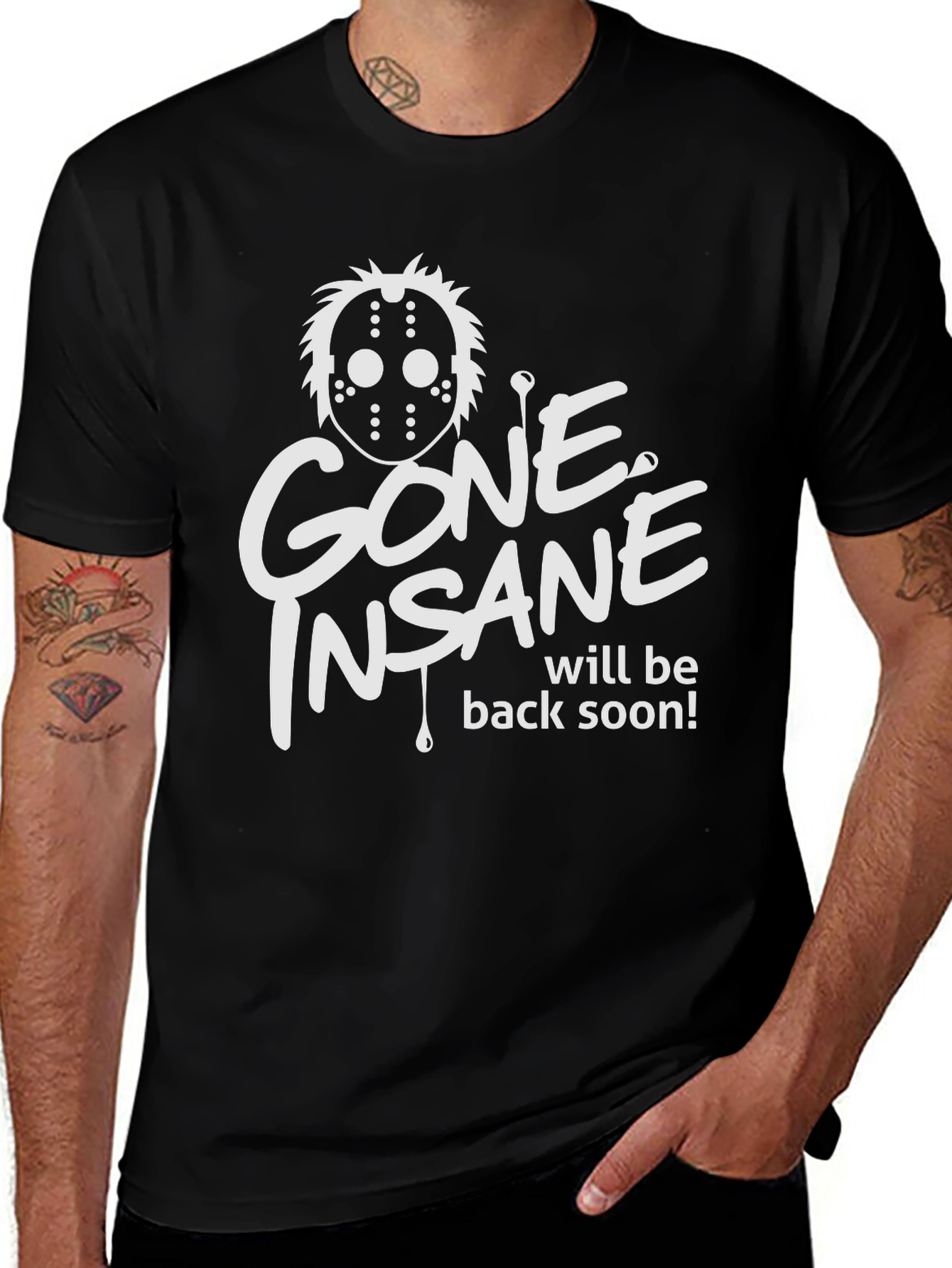 Variant 19 of Gone Insane Friday the 13th Graphic Tee