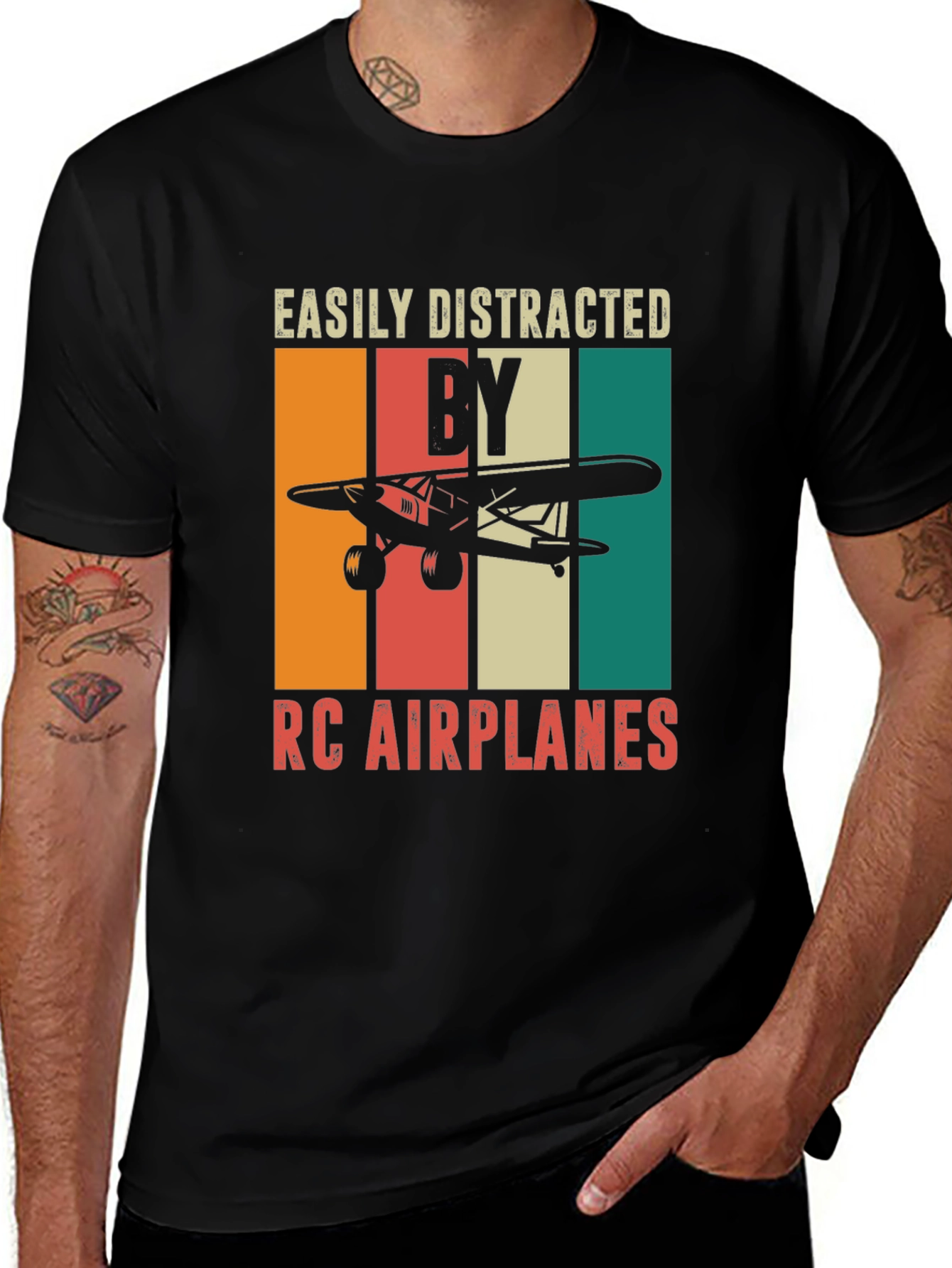 Easily Distracted by RC Airplanes T-Shirt