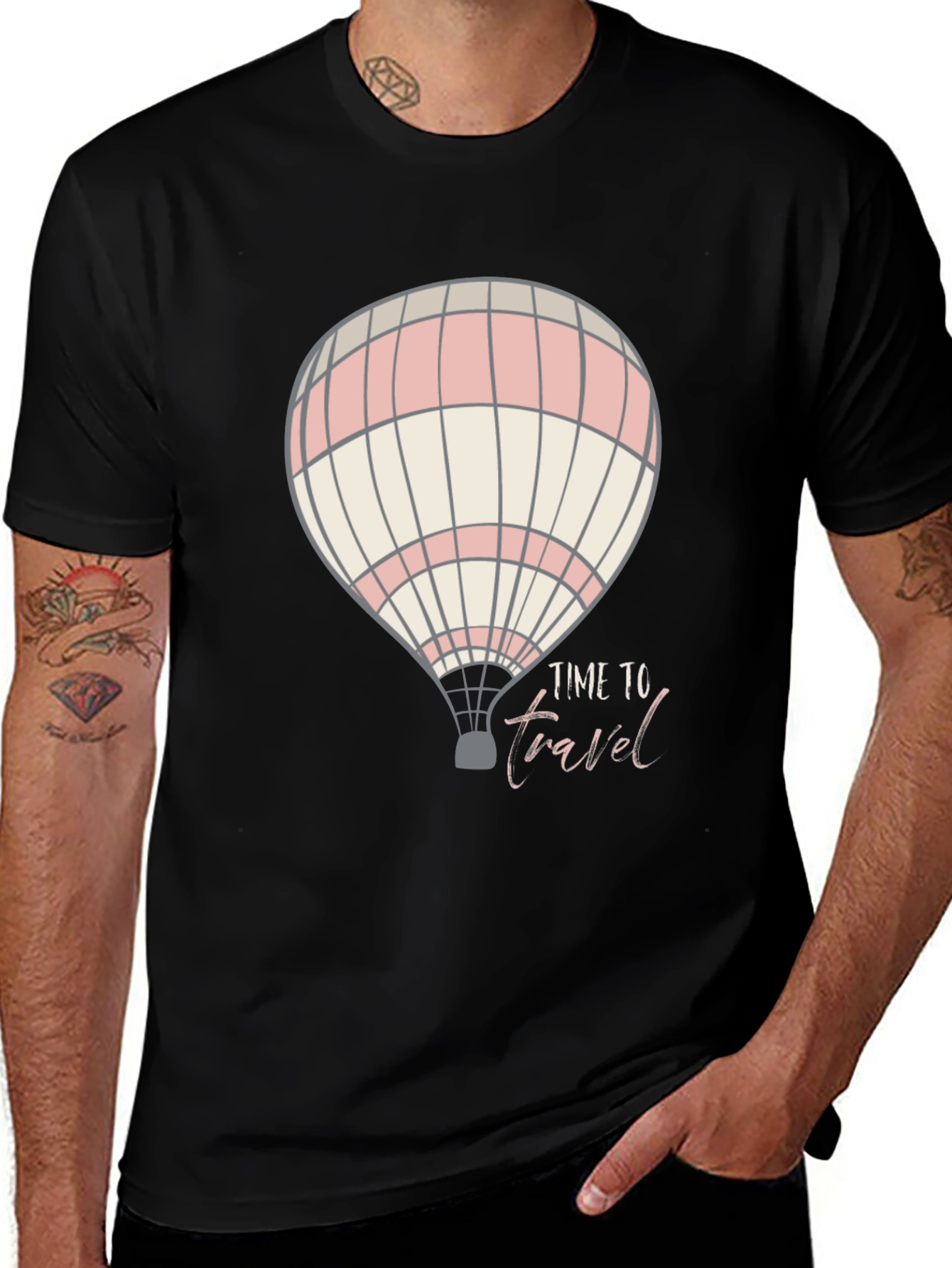 Hot Air Balloon Graphic T-Shirt