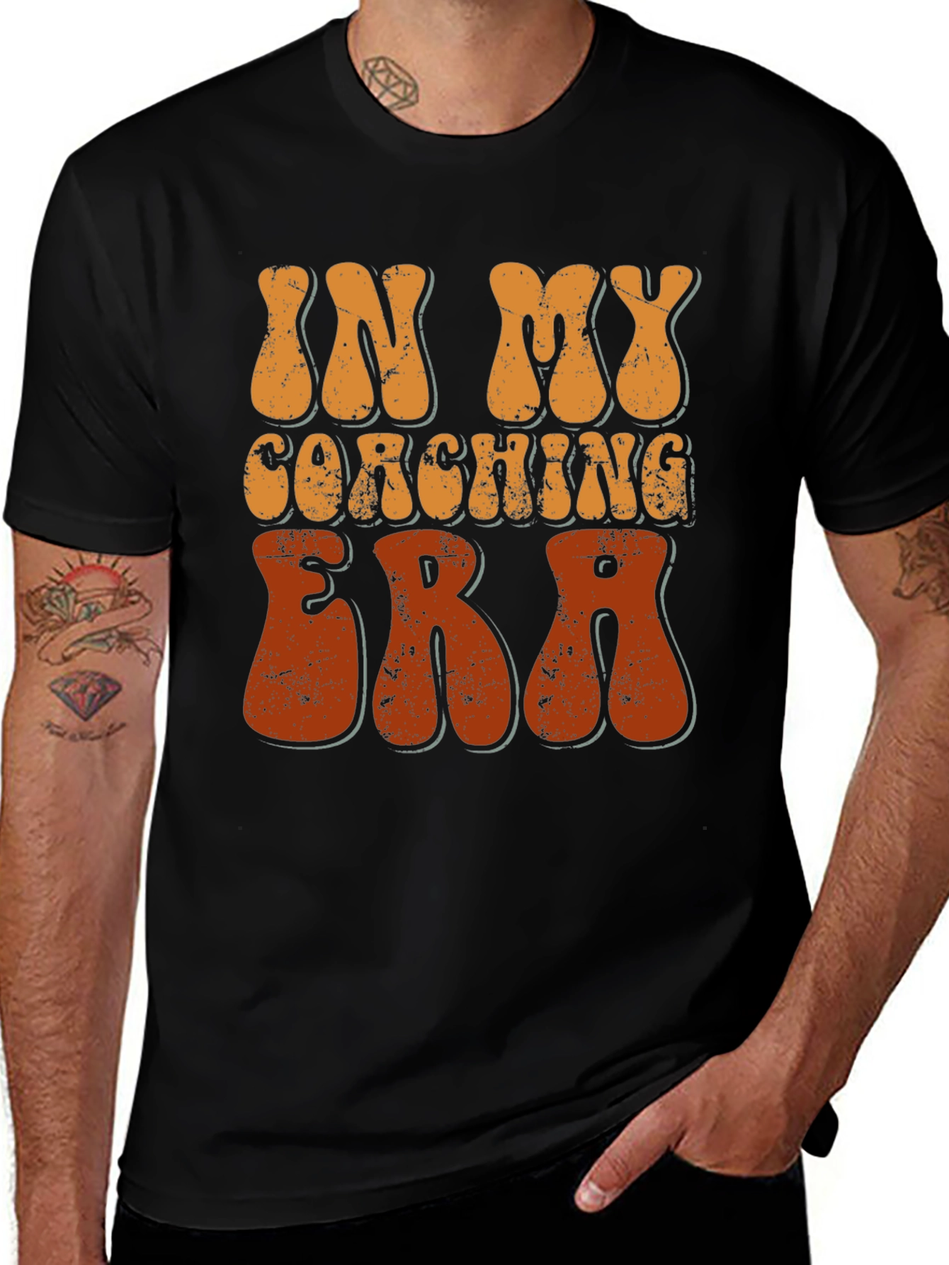 Variant 26 of In My Coaching Era Retro Graphic T-Shirt