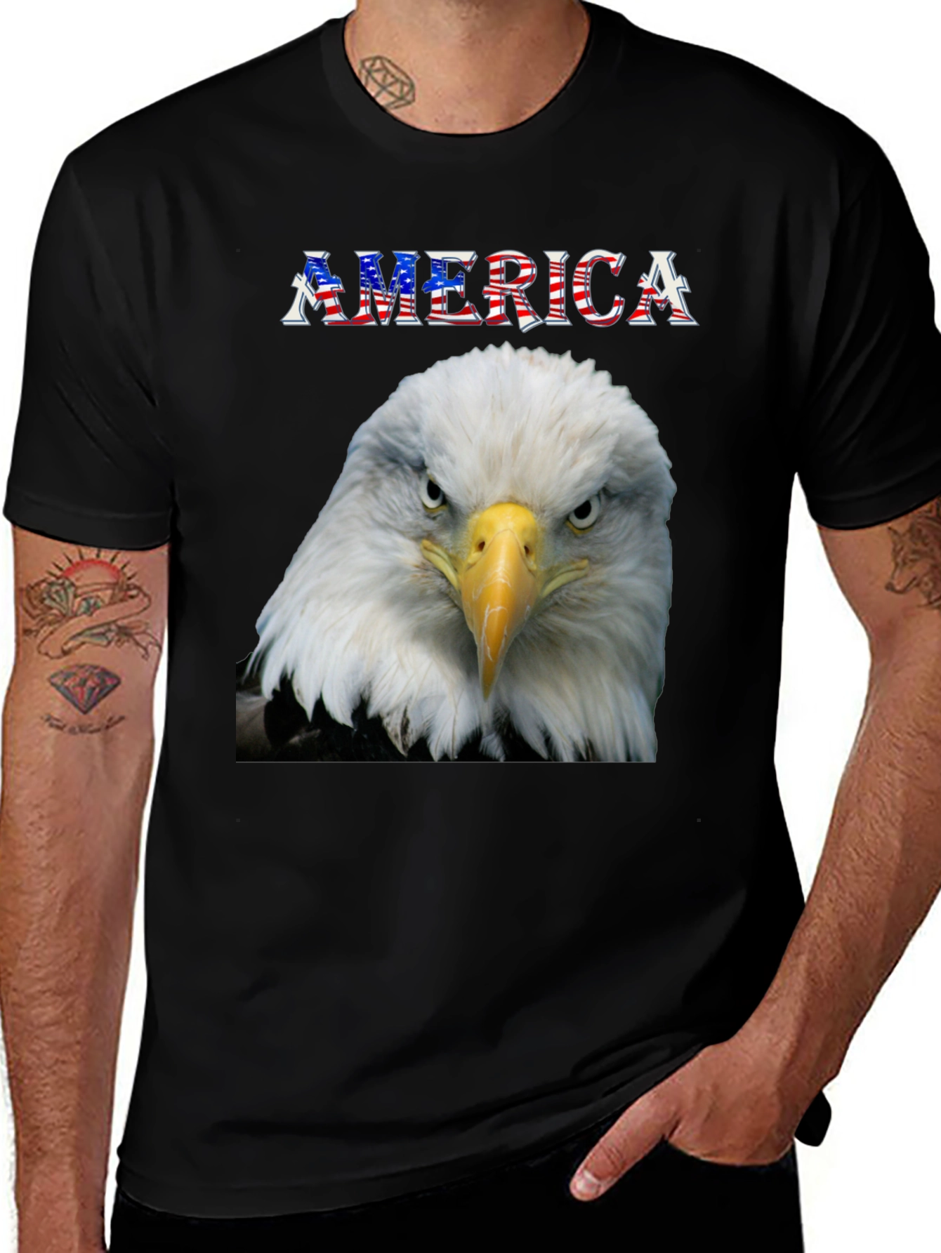 Variant 29 of American Eagle Graphic Tee - Patriotic Pride