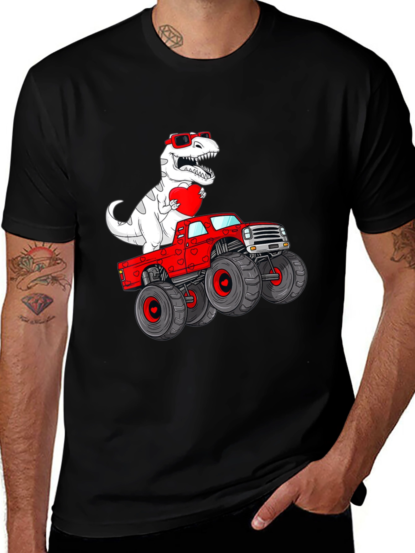 Dinosaur Monster Truck T-Shirt
