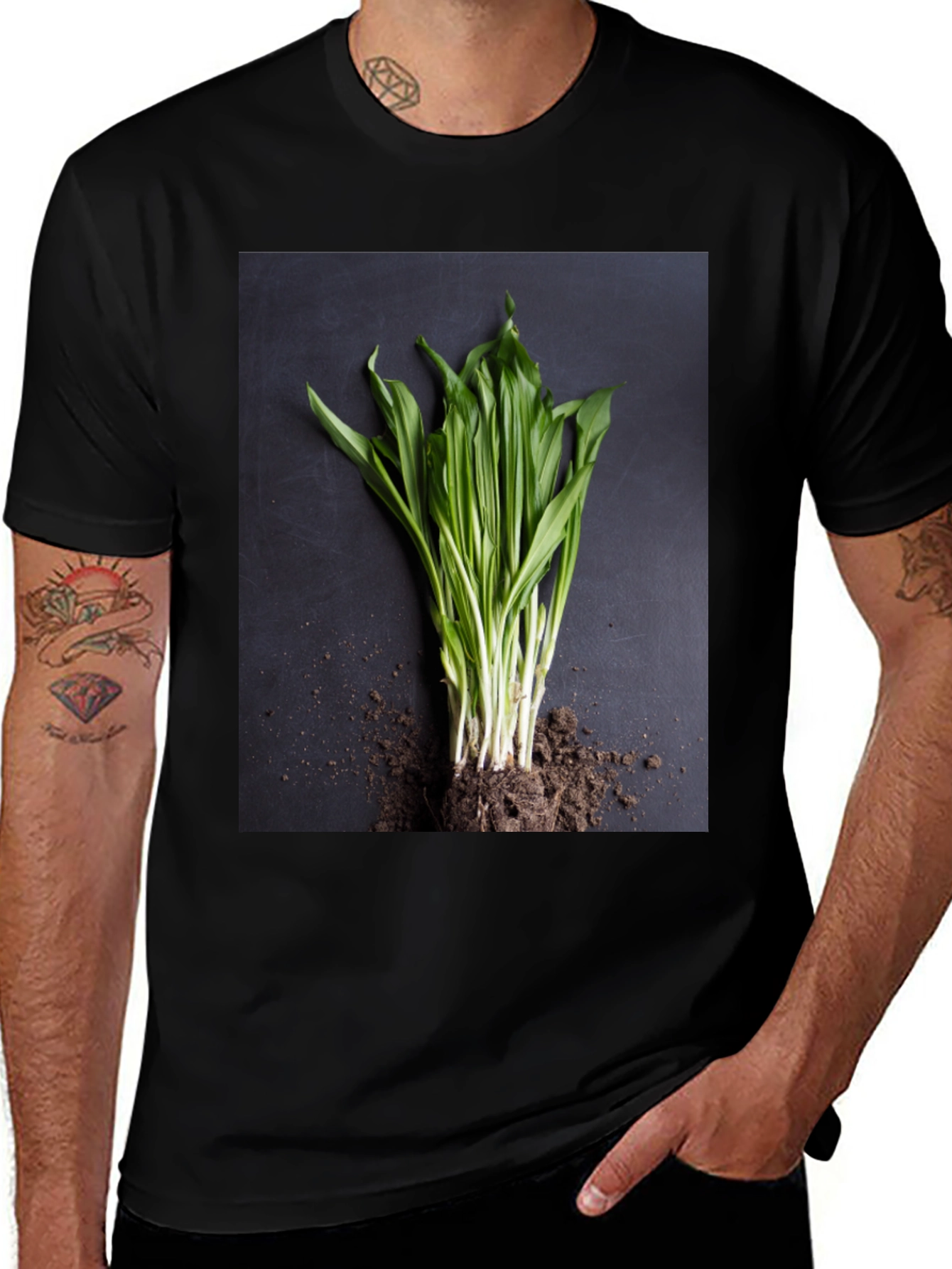 Variant 19 of Ramp T-Shirt - Fresh Wild Leeks Graphic Tee