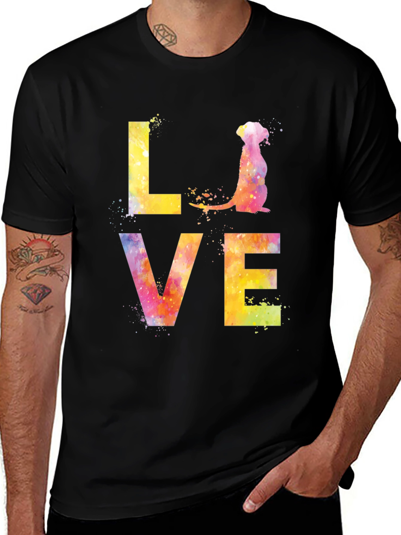 Variant 27 of Love Dog T-Shirt