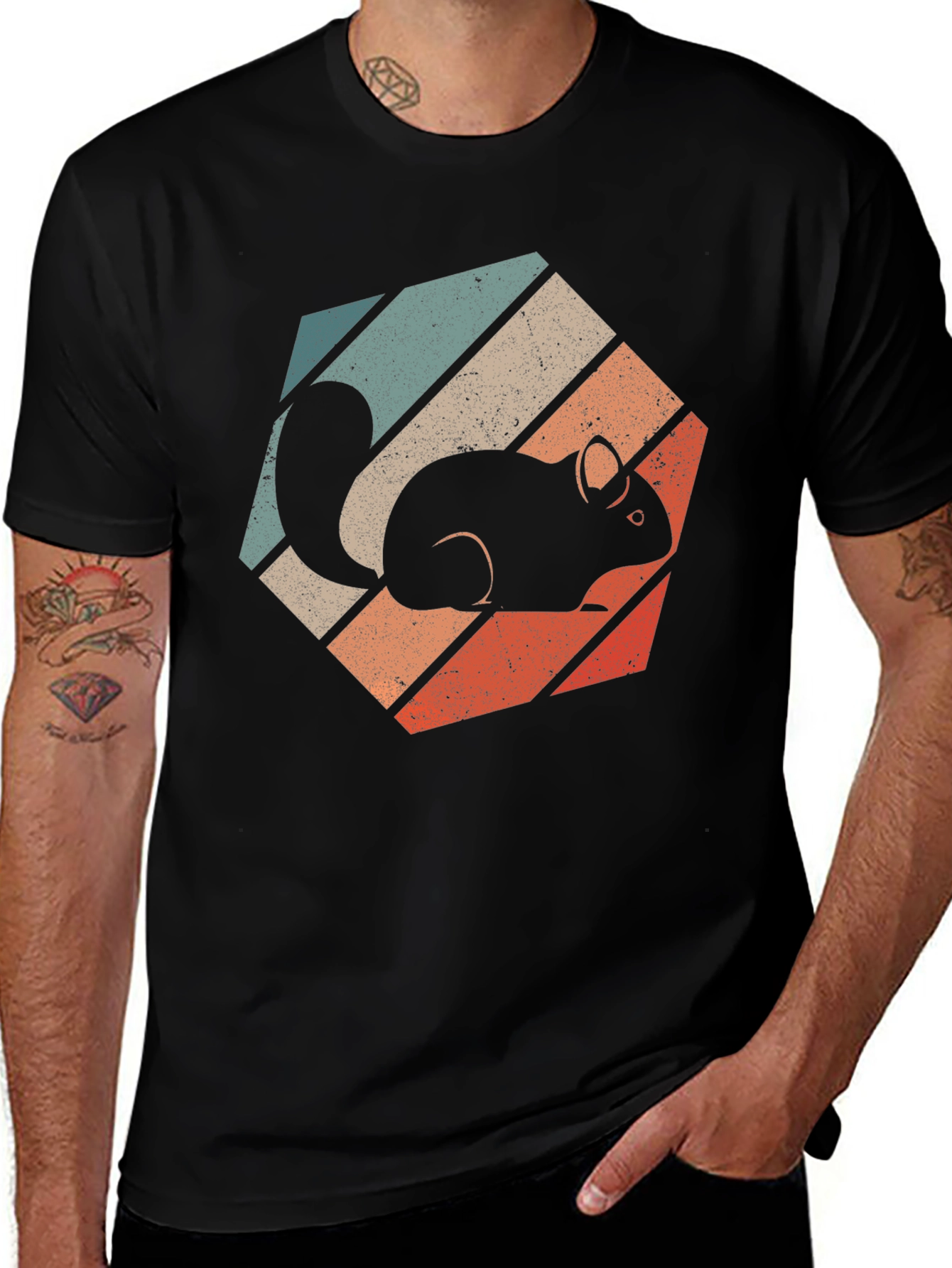 Variant 30 of Retro Chinchilla Graphic Tee
