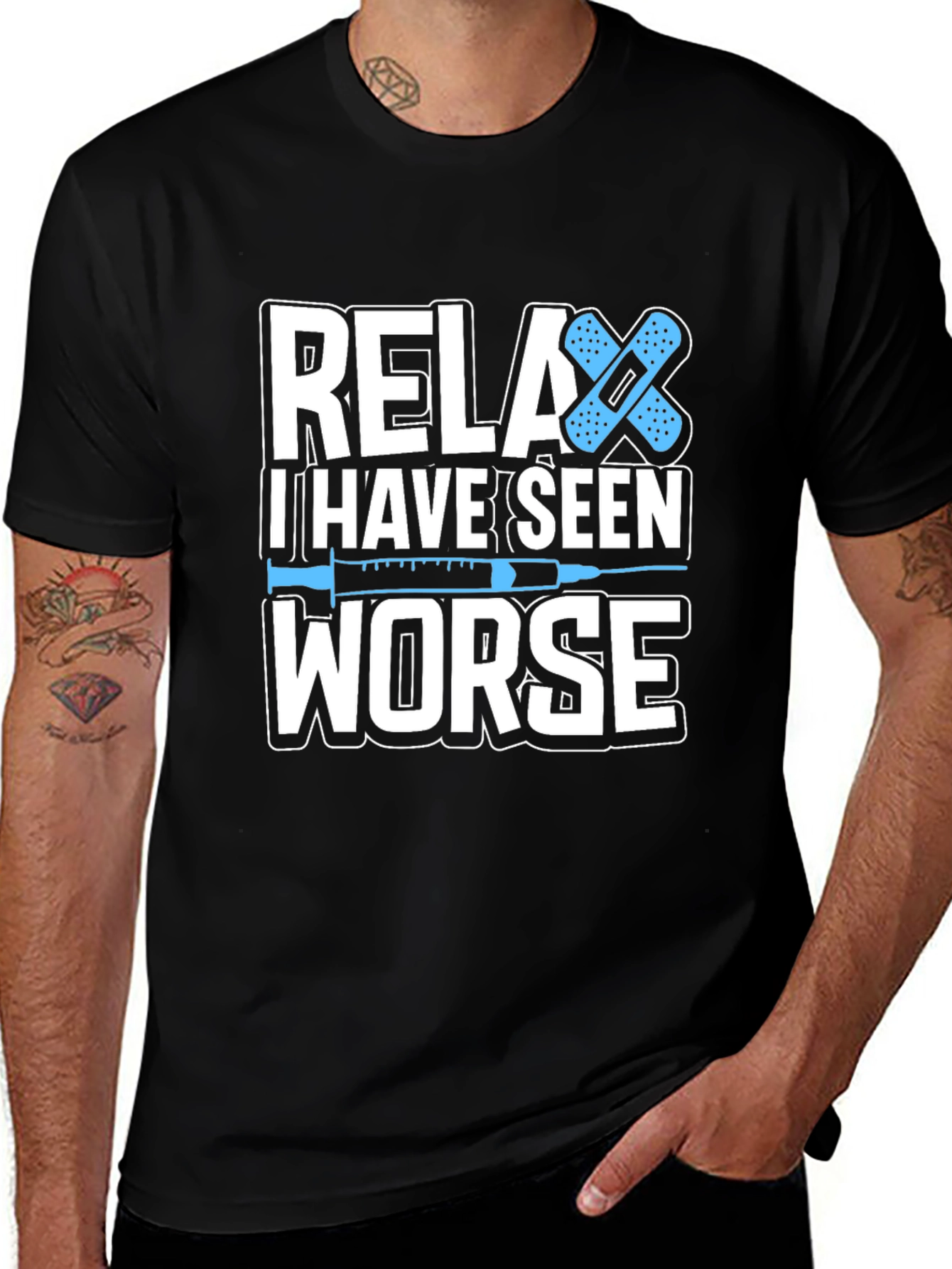Variant 18 of Relax I Have Seen Worse T-Shirt