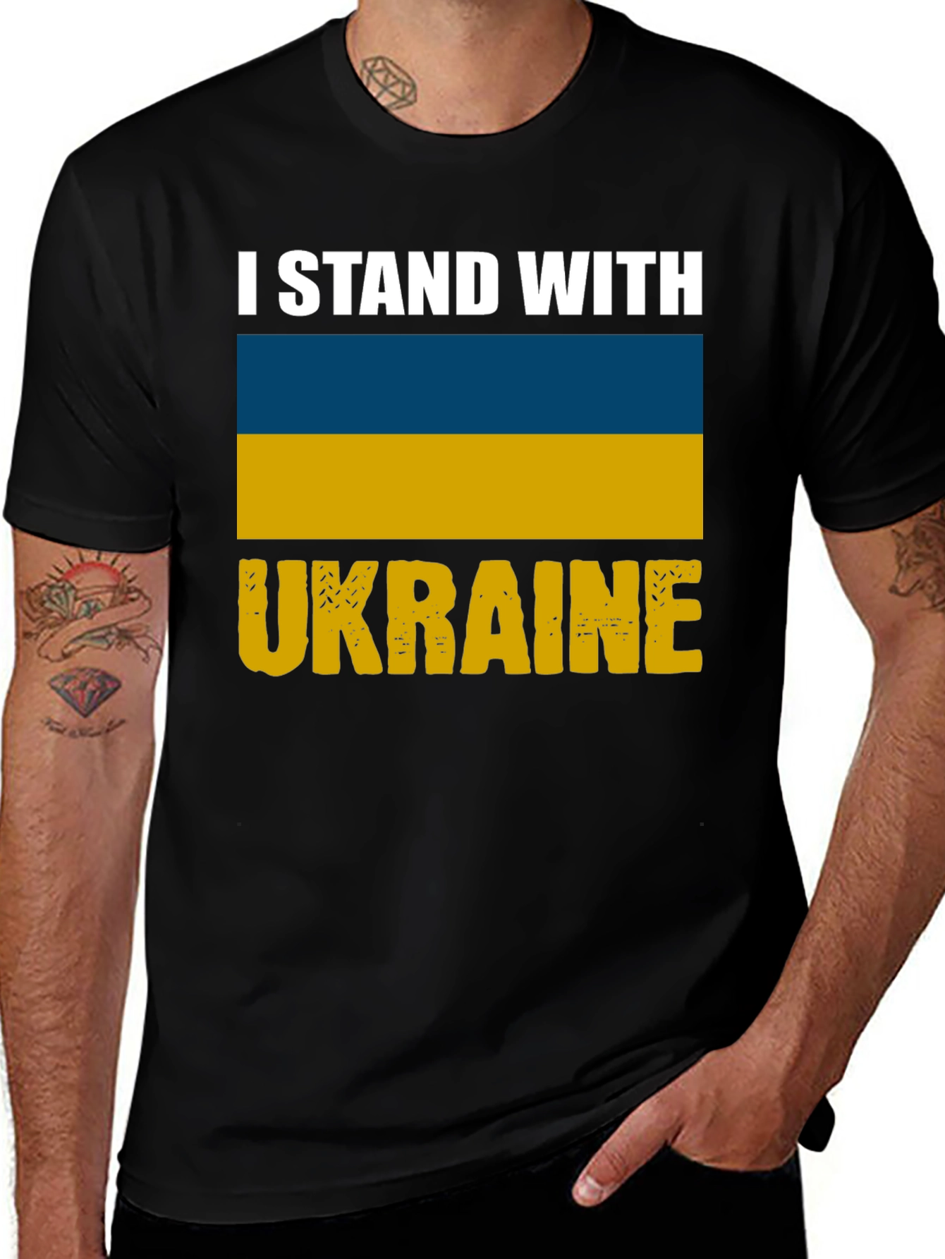 I Stand With Ukraine Graphic Tee