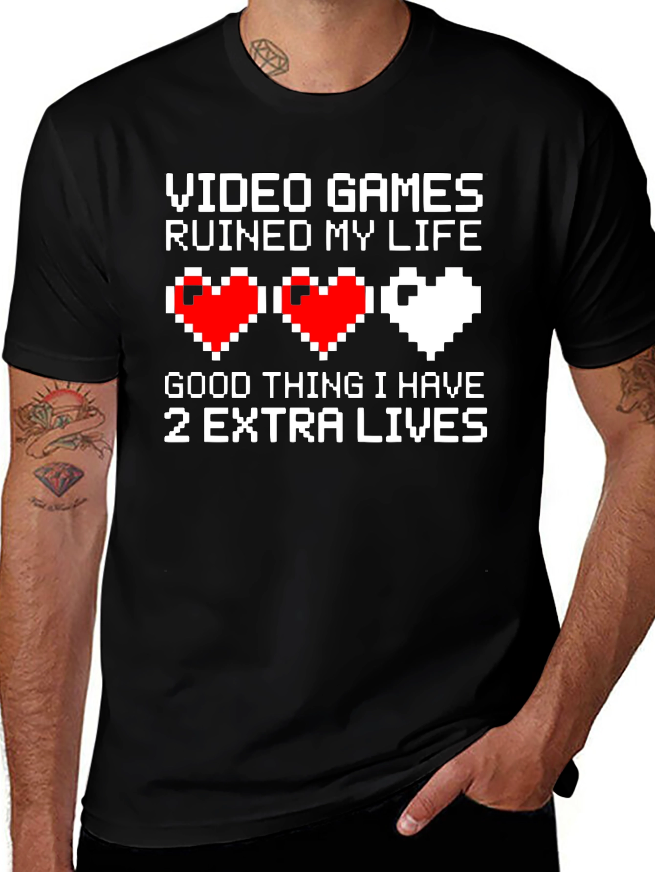 Variant 22 of Video Games Ruined My Life T-Shirt