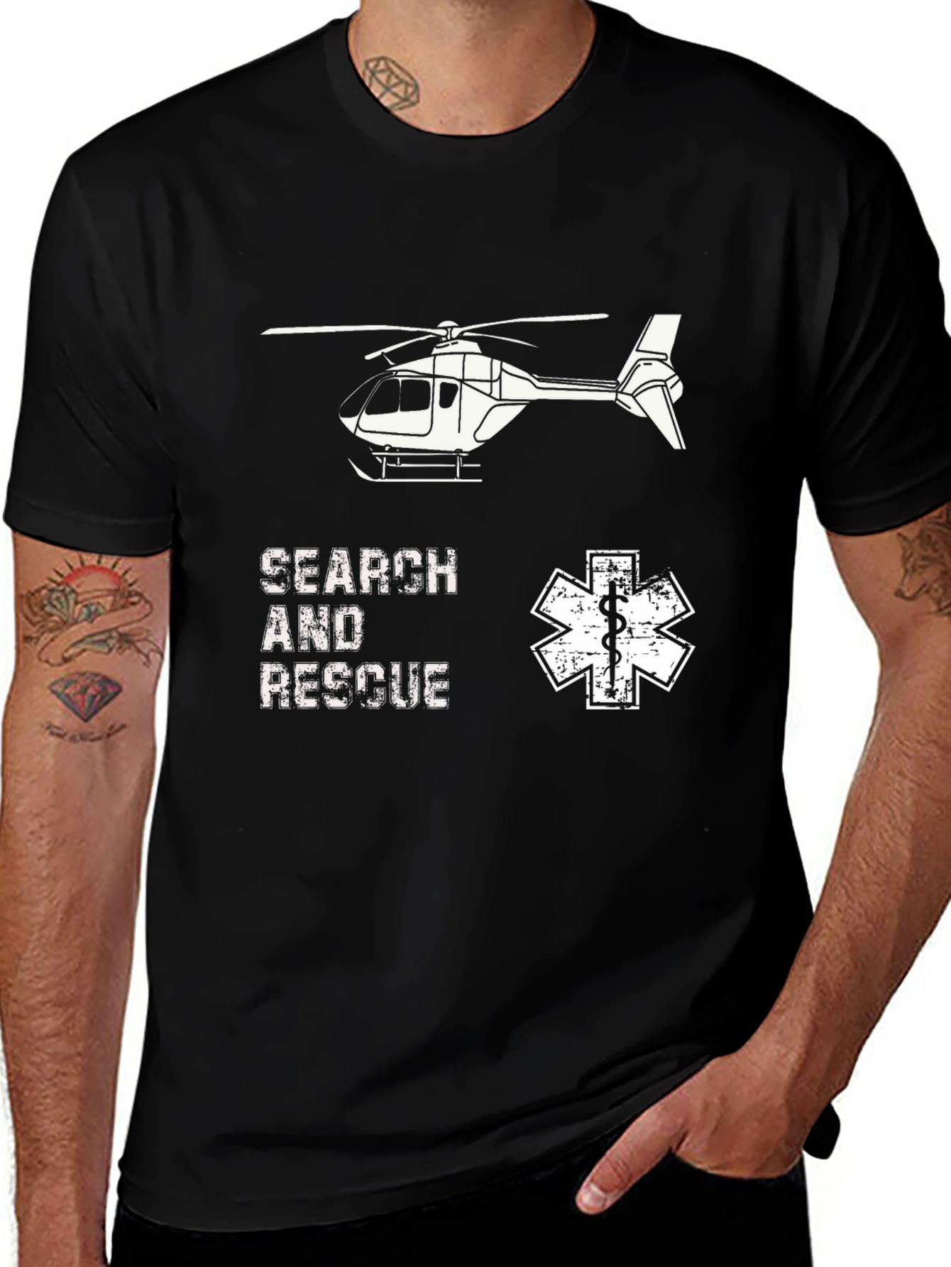 Variant 15 of Search and Rescue Helicopter T-Shirt
