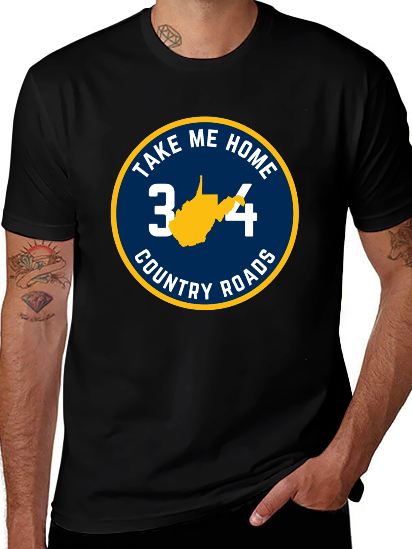 Take Me Home T-Shirt - West Virginia 304 Country Roads