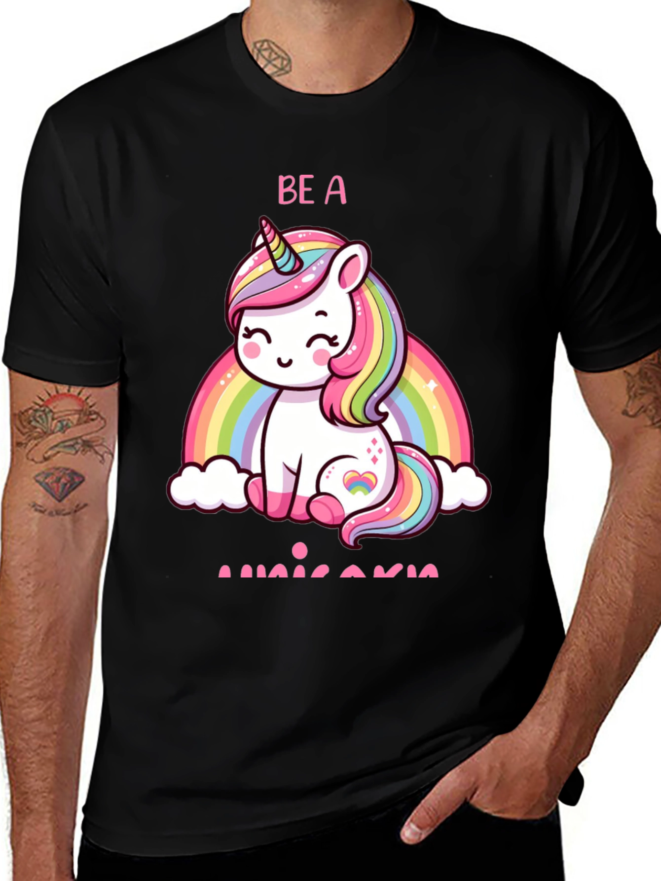Variant 3 of Be a Unicorn T-Shirt - Cute Graphic Tee
