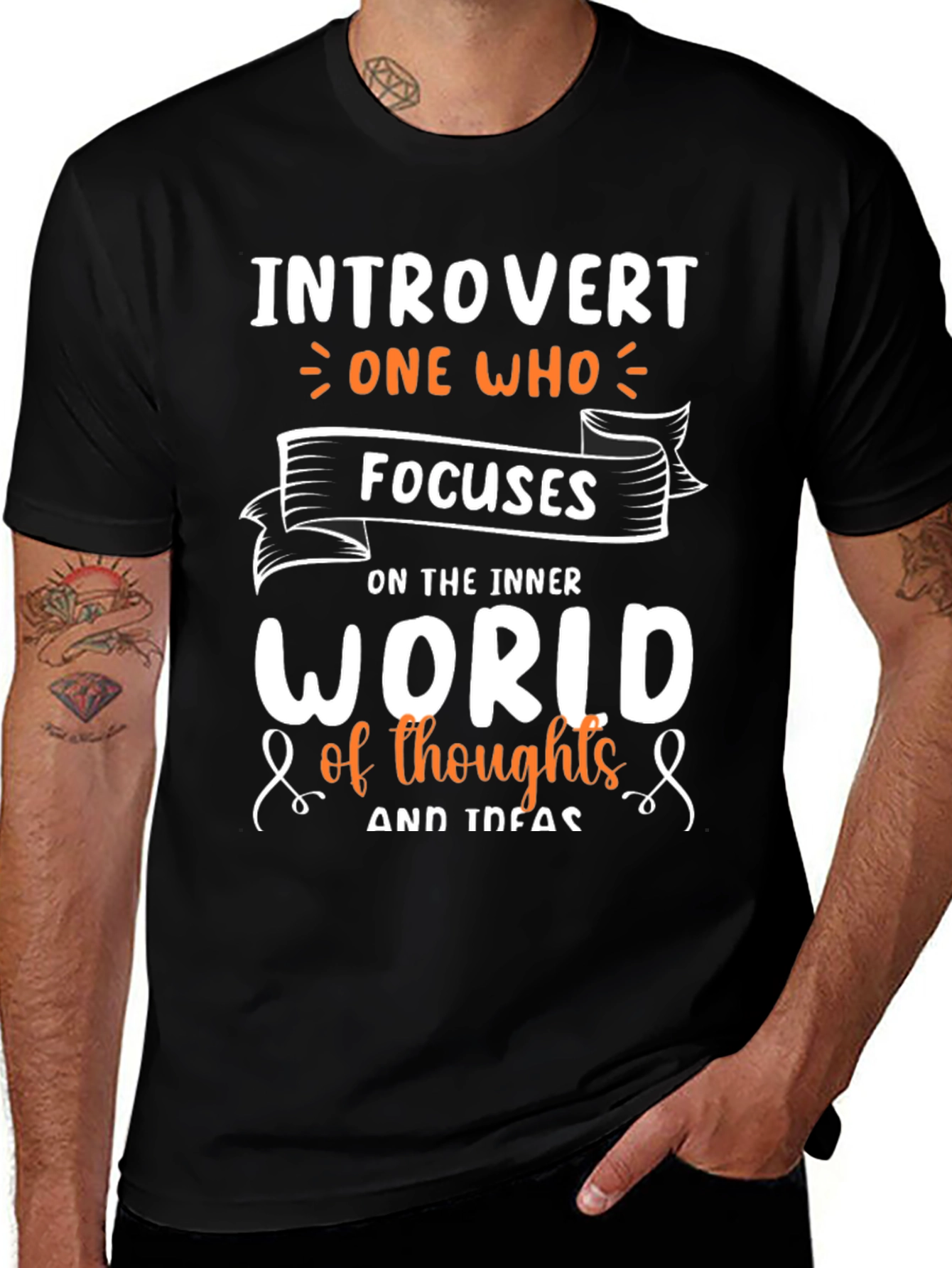 Variant 15 of Introvert Inner World Focus T-Shirt