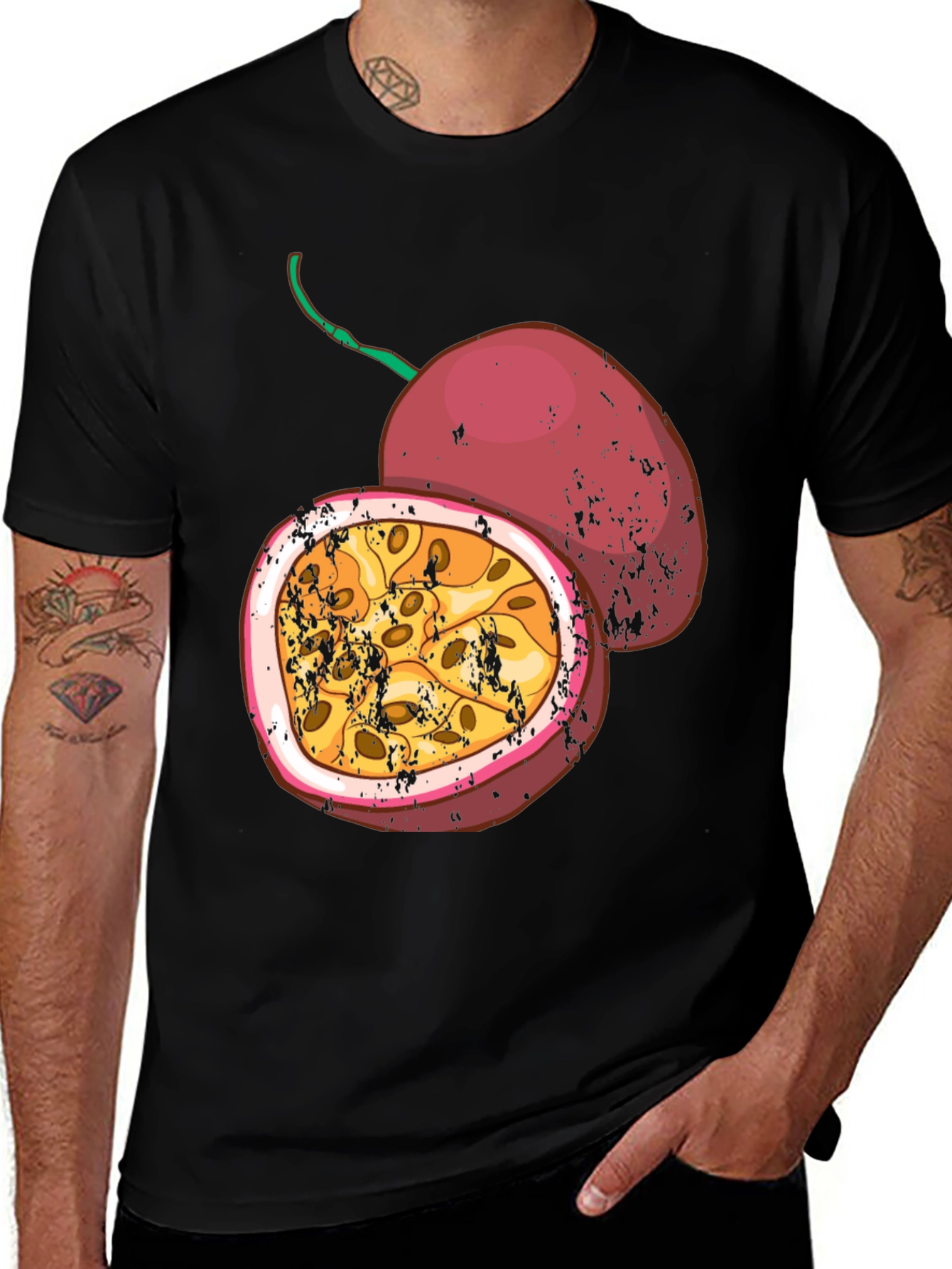 Variant 12 of Passion Fruit Graphic Tee - Exotic Fruit T-Shirt