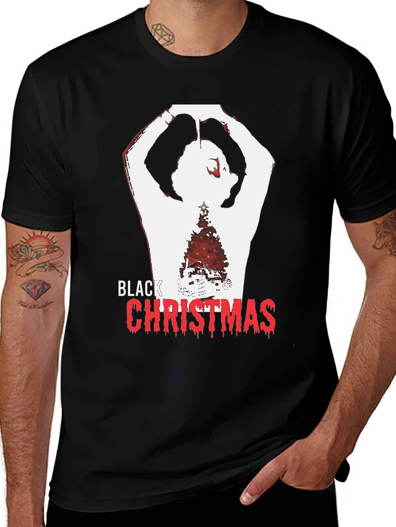 Variant 30 of Black Christmas Graphic T-Shirt