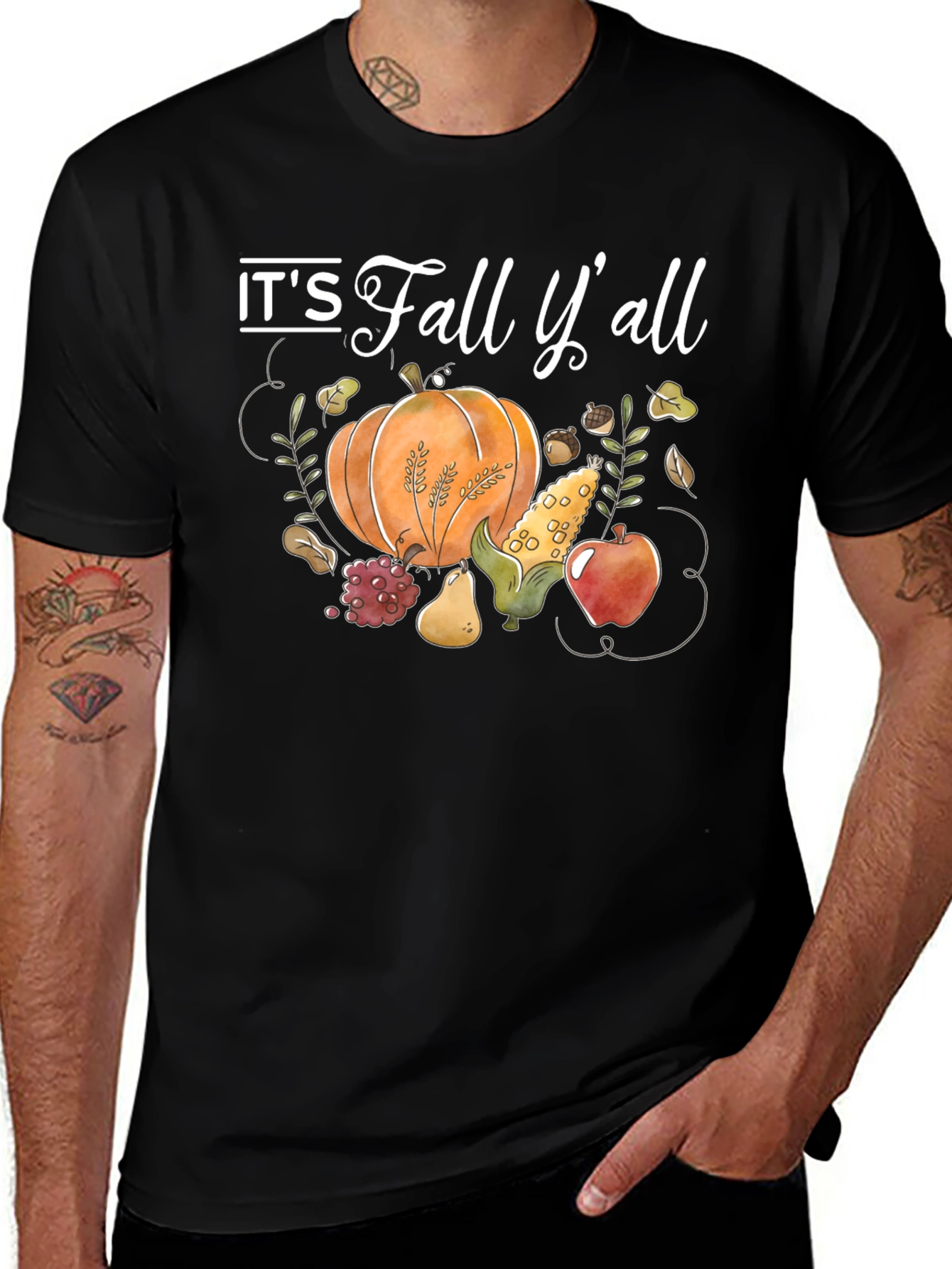 Black Fall Y'all T-Shirt main image