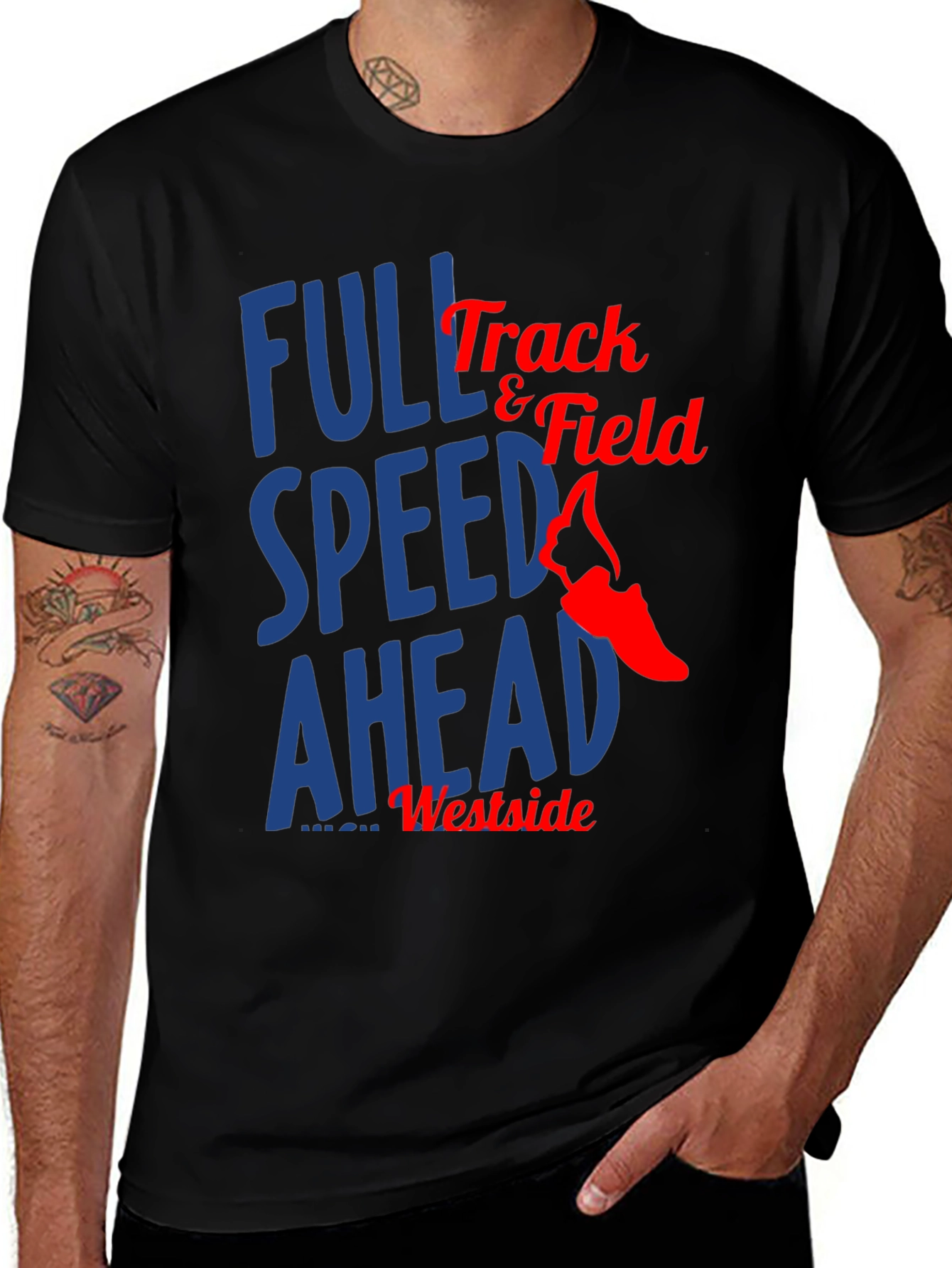 Full Speed Ahead Track & Field T-Shirt