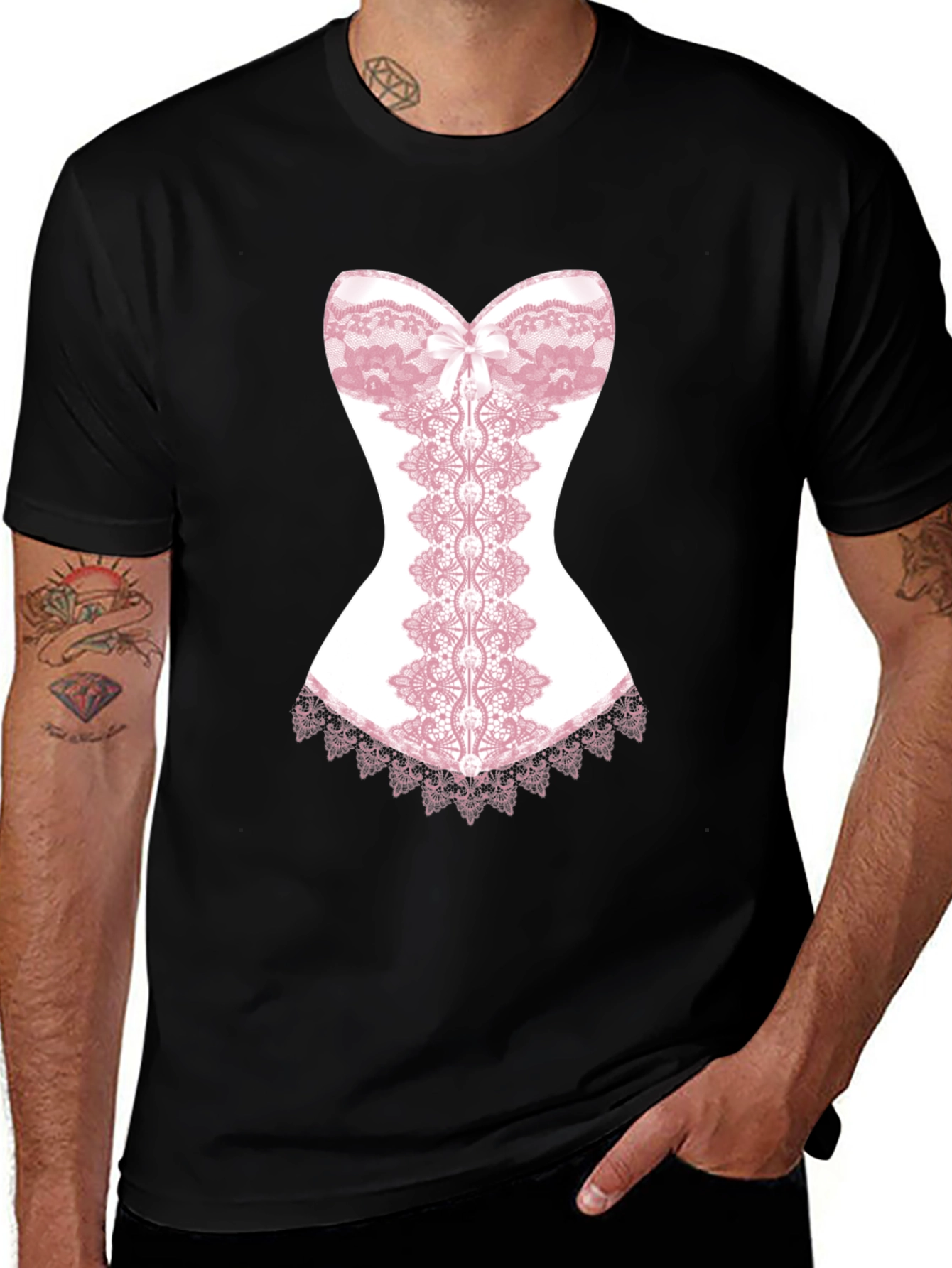 Variant 27 of Novelty Corset Graphic T-Shirt