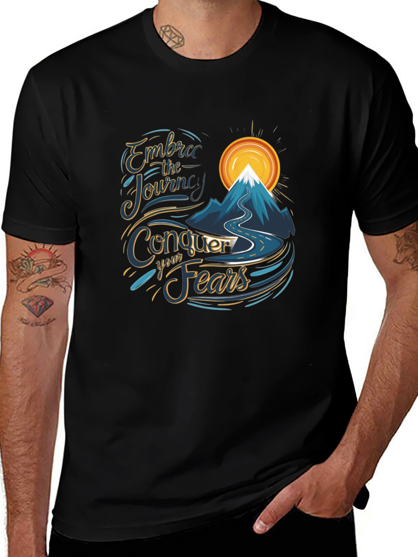 Variant 2 of Embrace the Journey Graphic Tee
