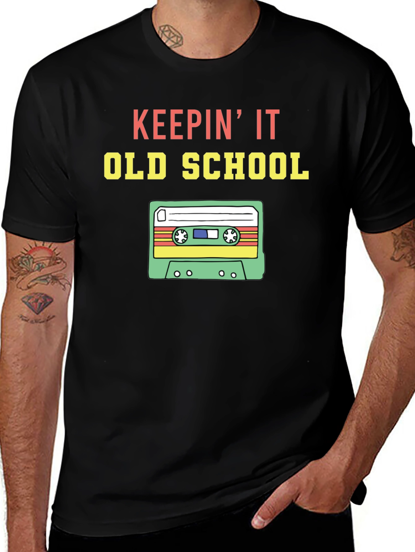 Variant 11 of Keepin' it Old School Graphic T-Shirt