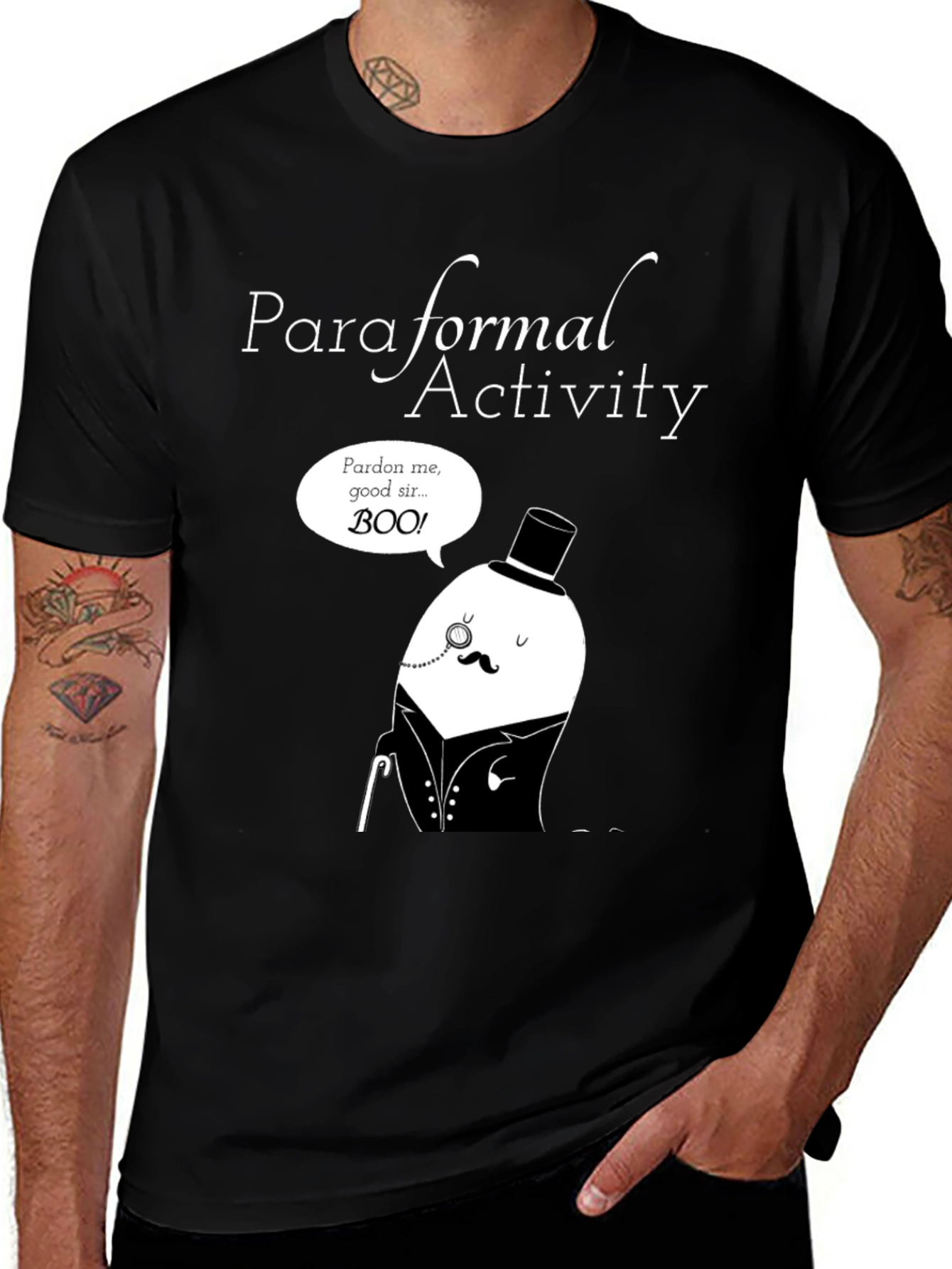Variant 13 of Paraformal Activity Ghost T-Shirt