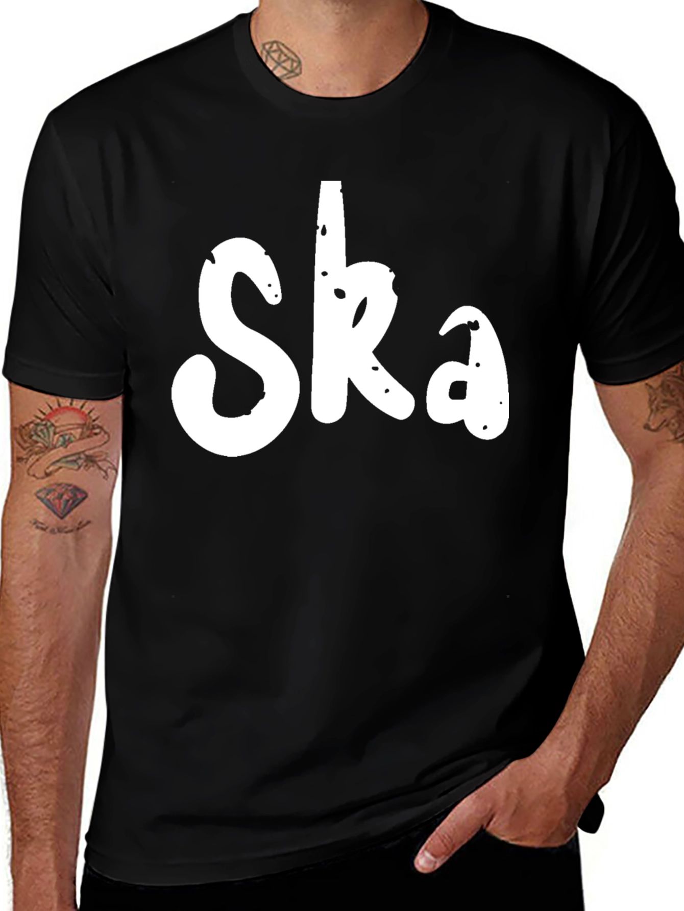 Ska Music T-Shirt - Black Cotton Tee