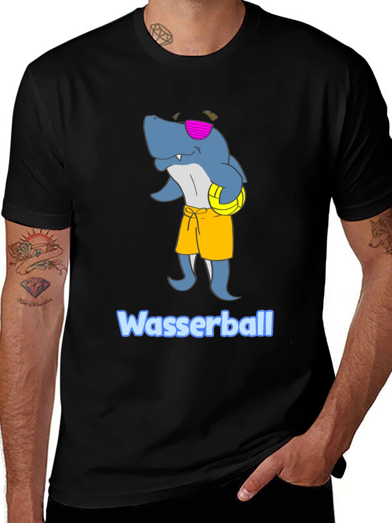 Variant 7 of Waterball Shark T-Shirt - Summer Fun