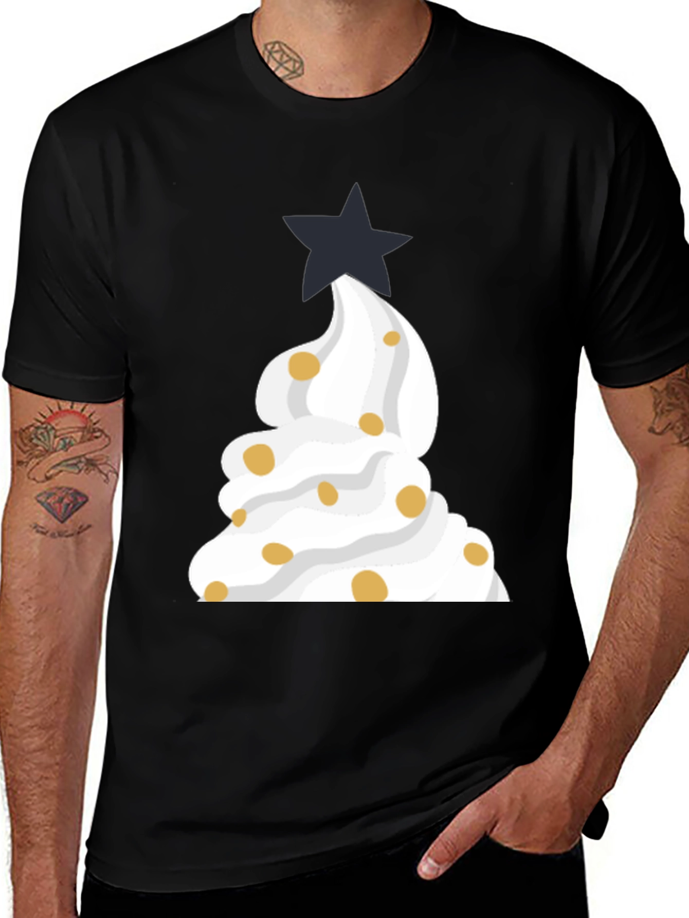 Variant 7 of Christmas Tree Dessert Graphic Tee