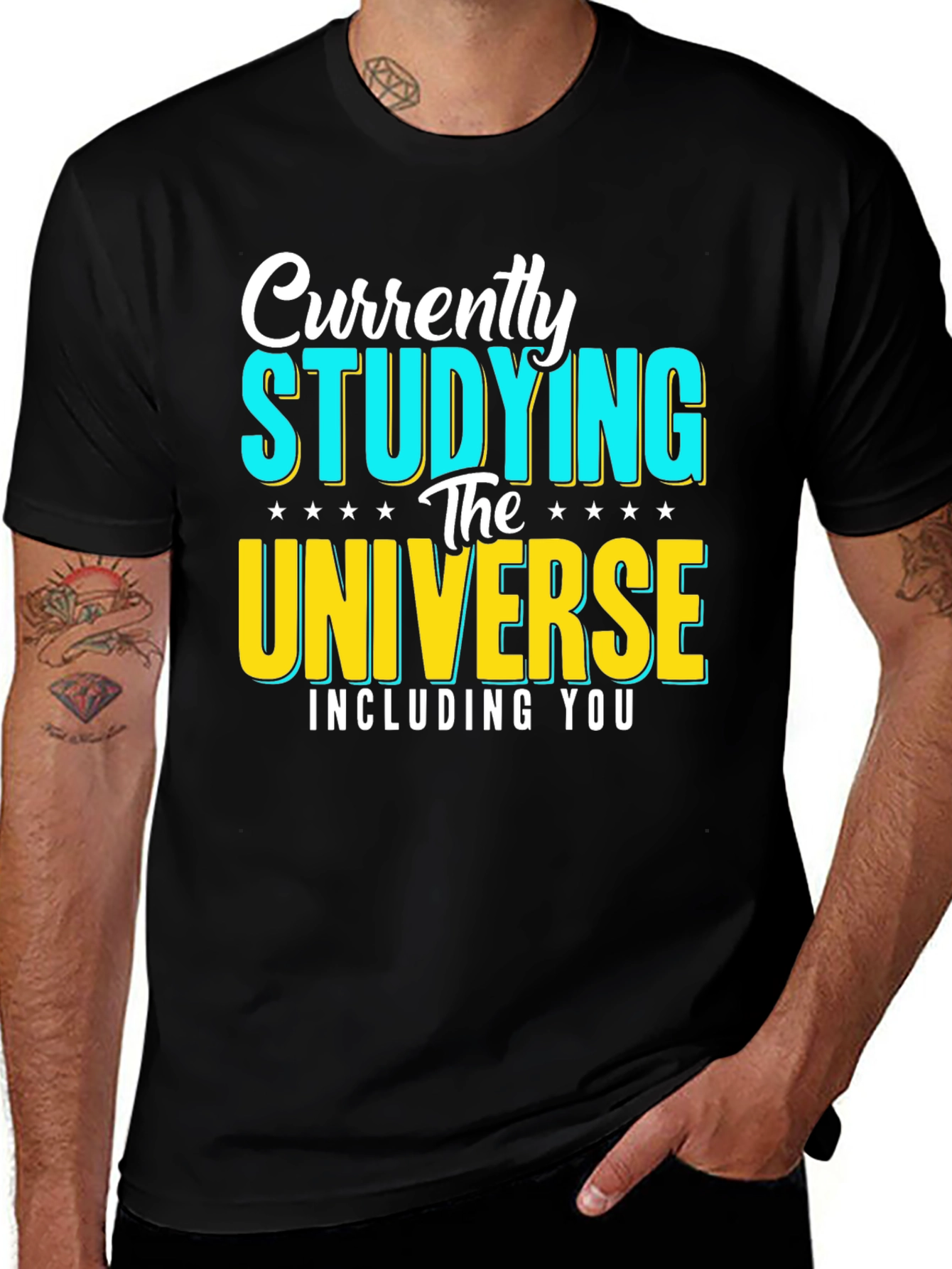 Variant 3 of Studying The Universe Graphic T-Shirt