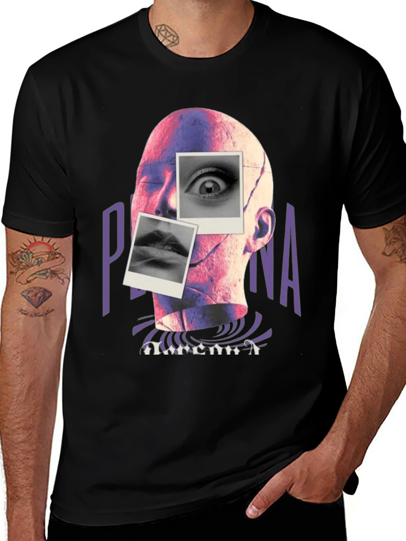 Variant 27 of Abstract Persona Graphic Tee - Unique Art T-Shirt