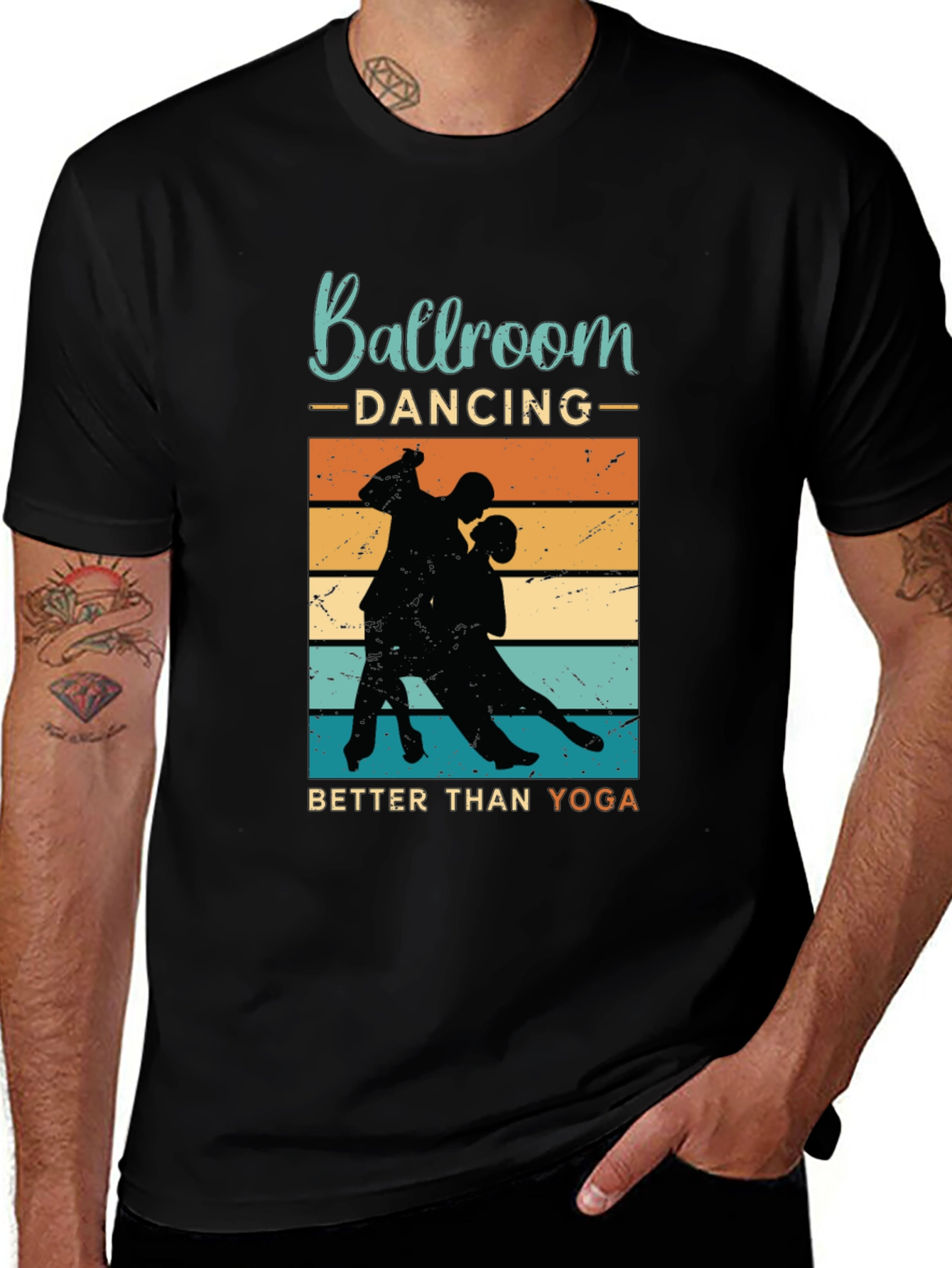 Variant 16 of Ballroom Dancing Better Than Yoga Graphic Tee