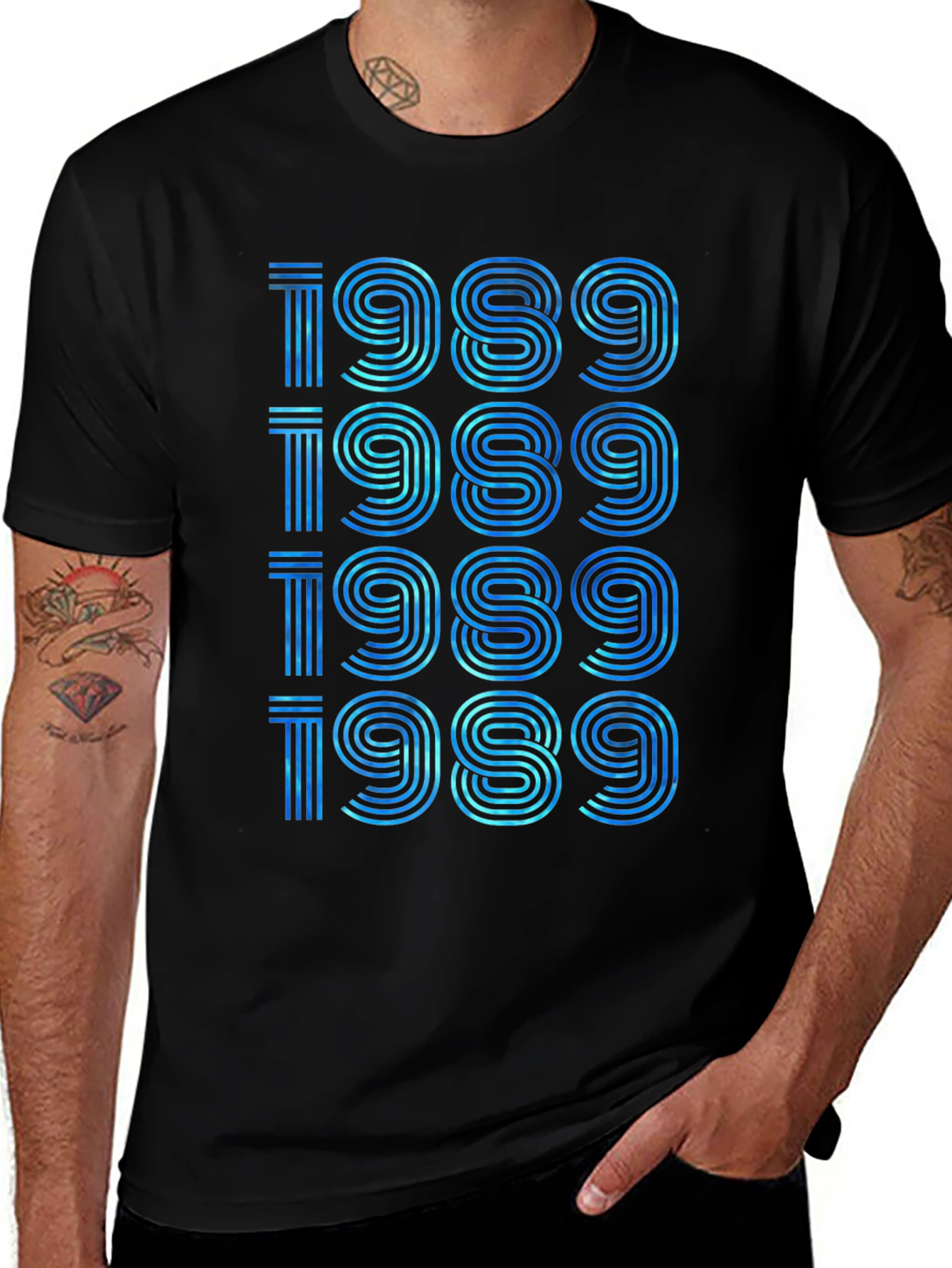 Variant 16 of Retro 1989 Graphic Tee - Year of Birth Birthday T-Shirt