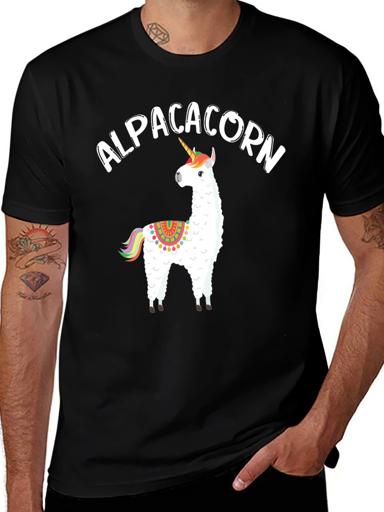 Alpacacorn T-Shirt - Unique Alpaca Unicorn Design